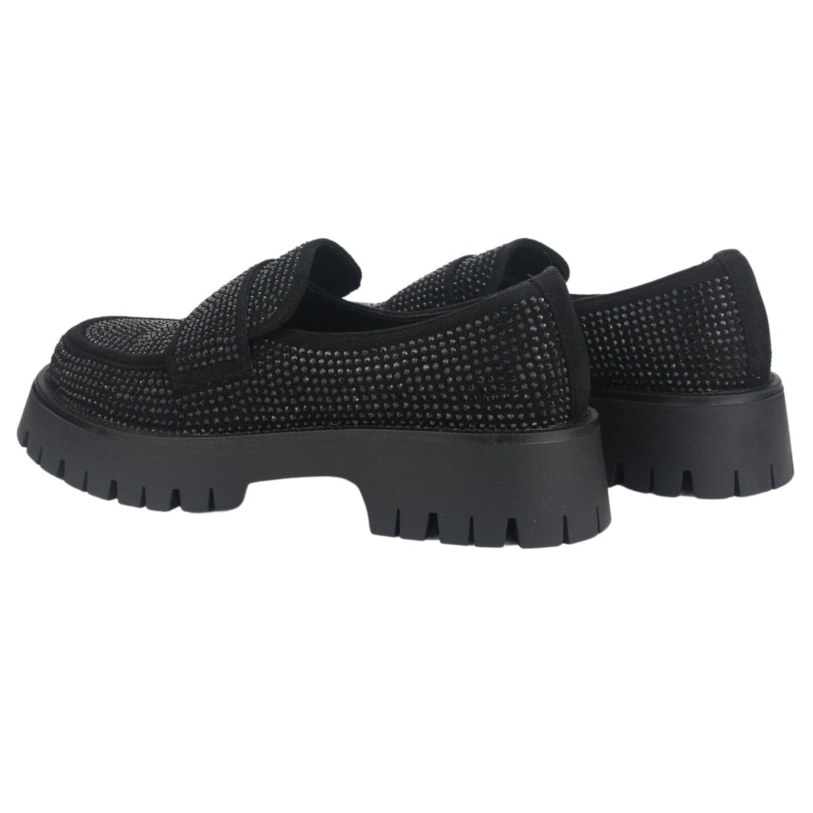 Mocasin Chalada Mujer Lenin-2 Negro Casual Mocasines Taco Chalada 
