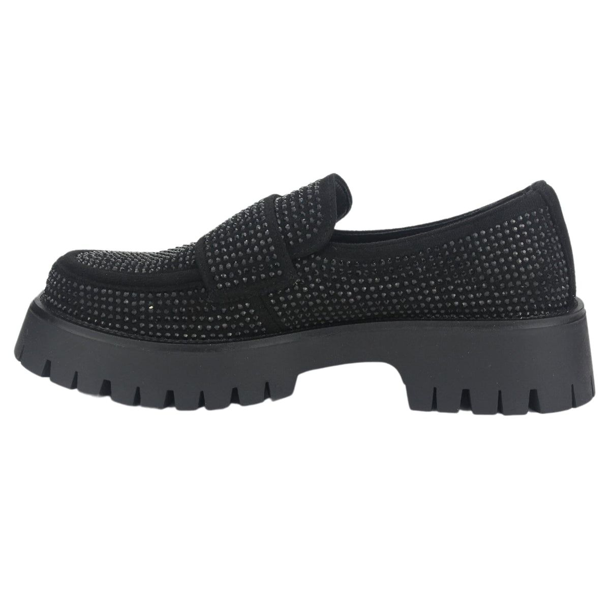 Mocasin Chalada Mujer Lenin-2 Negro Casual Mocasines Taco Chalada 