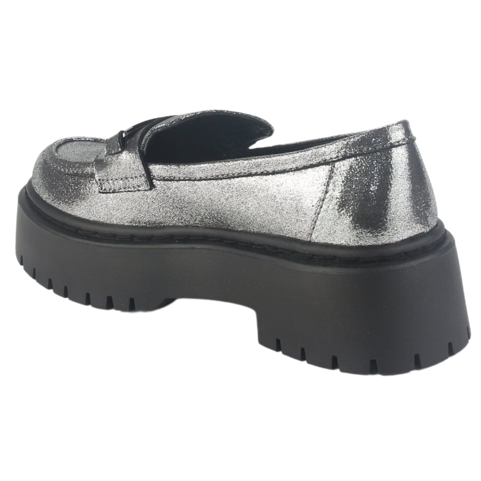 Mocasin Chalada Mujer Lewis-1 Plateado Casual Mocasines Plataforma Chalada 