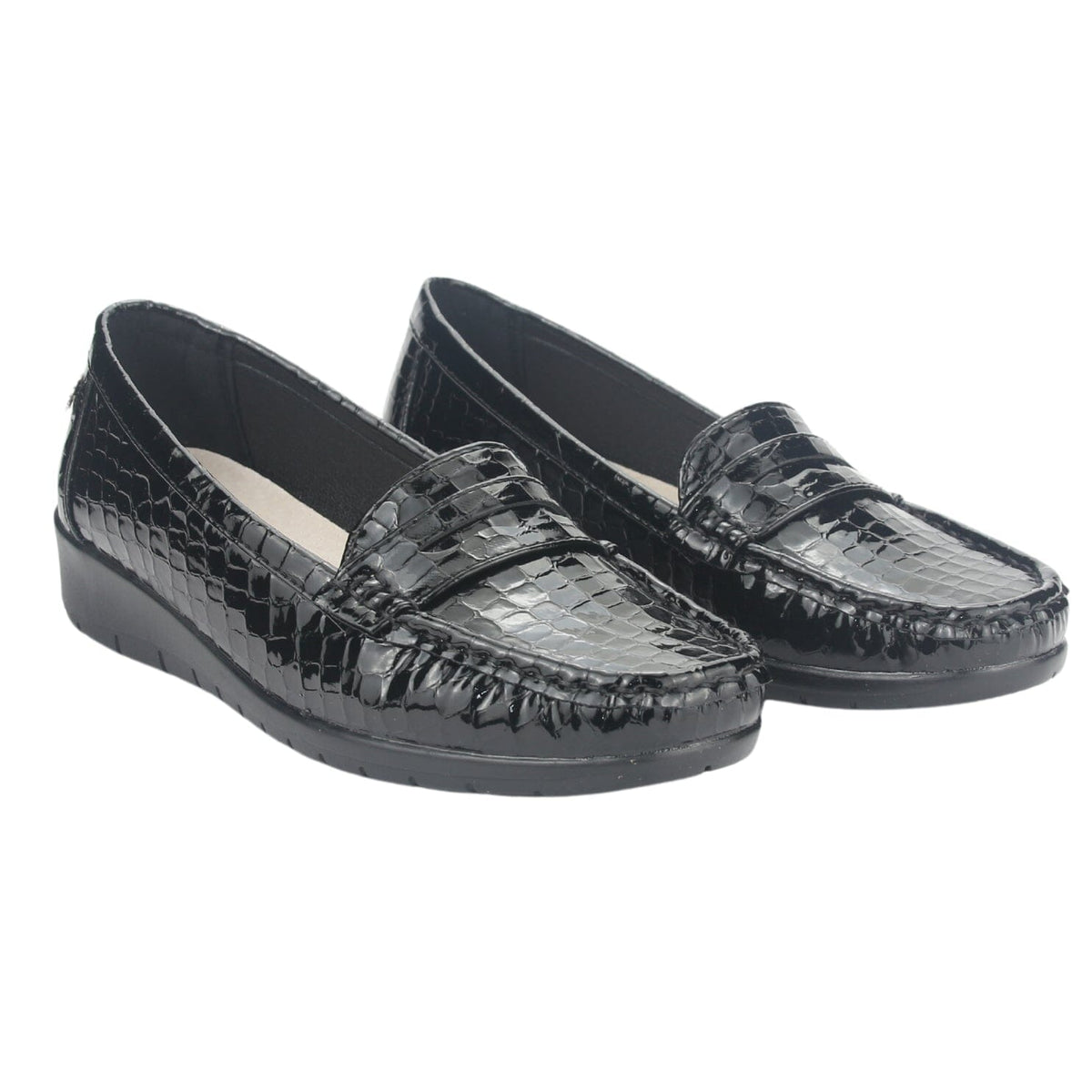 Mocasin Chalada Mujer Maya-1 Negro Casual Mocasines Planos Chalada 