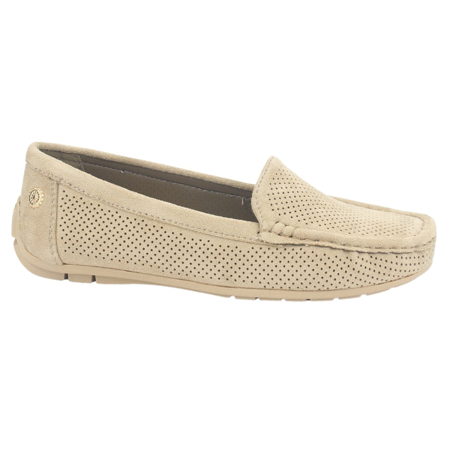 Mocasin Chalada Mujer Nautico-2 Beige Casual Mocasines Planos Chalada 