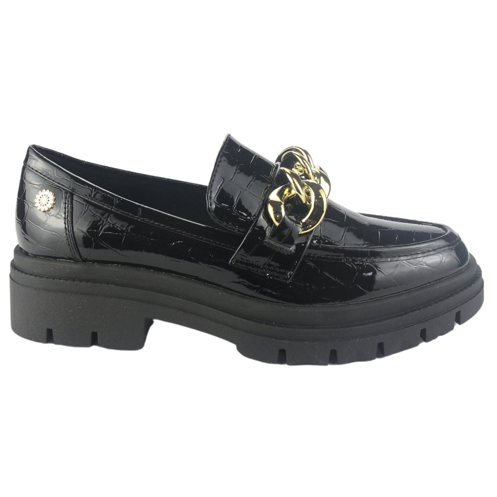 Mocasin Chalada Mujer Selina-7 Negro Casual Mocasines Plataforma Chalada 