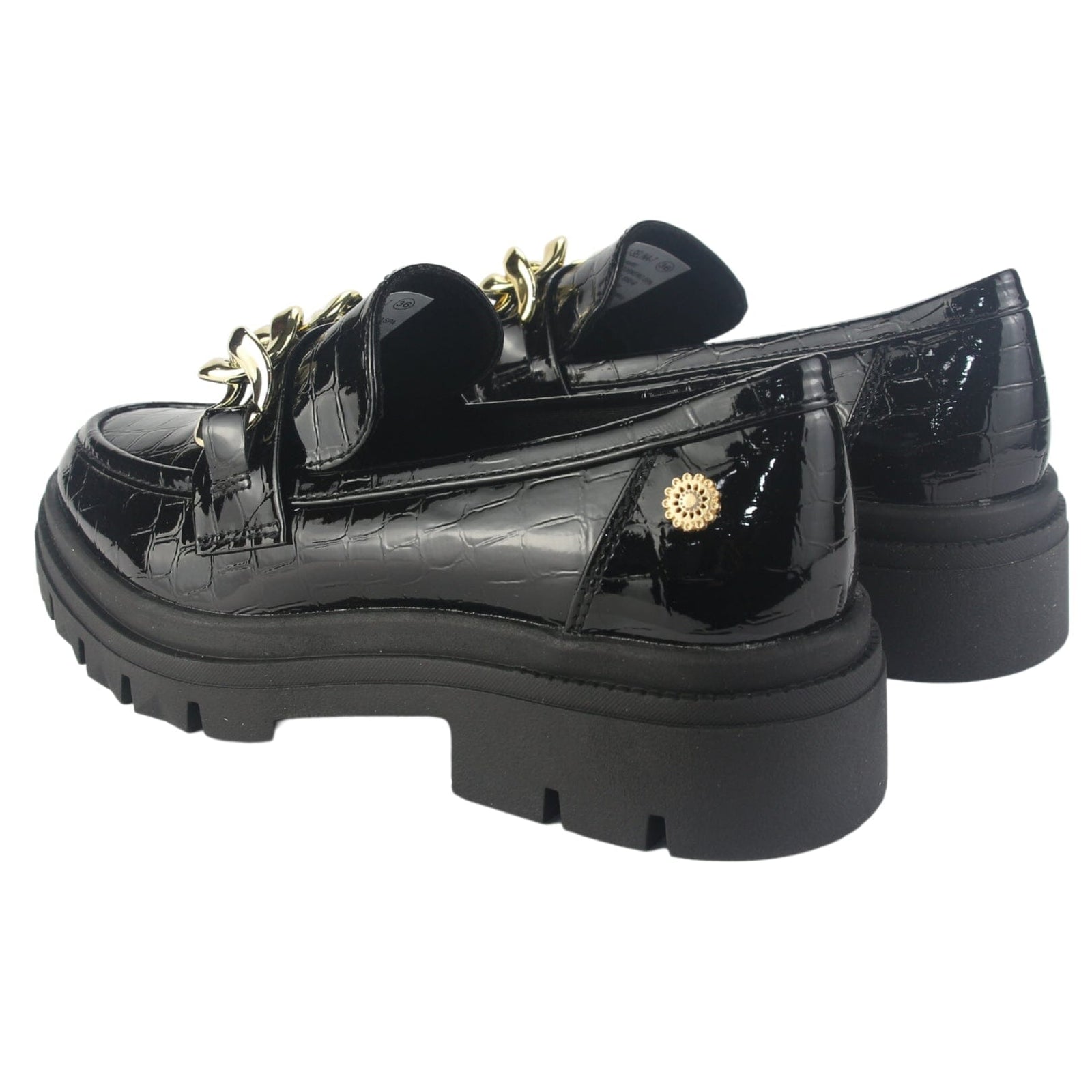 Mocasin Chalada Mujer Selina-7 Negro Casual Mocasines Plataforma Chalada 