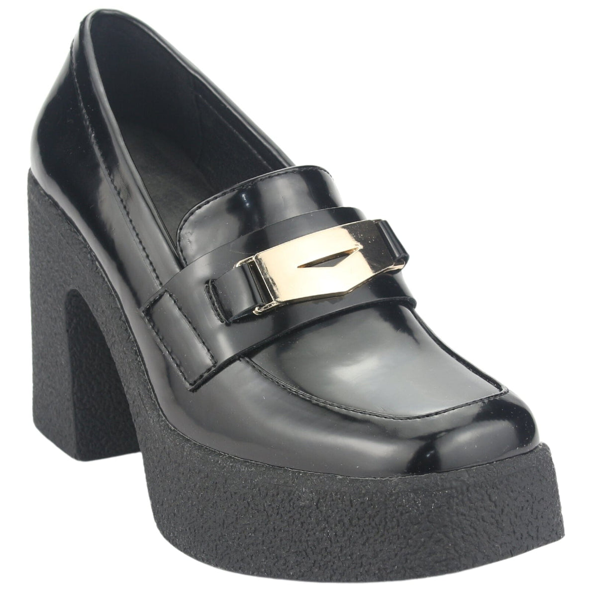 Mocasin Chalada Mujer Tumbes-3 Negro Casual Tacones Altos Chalada 