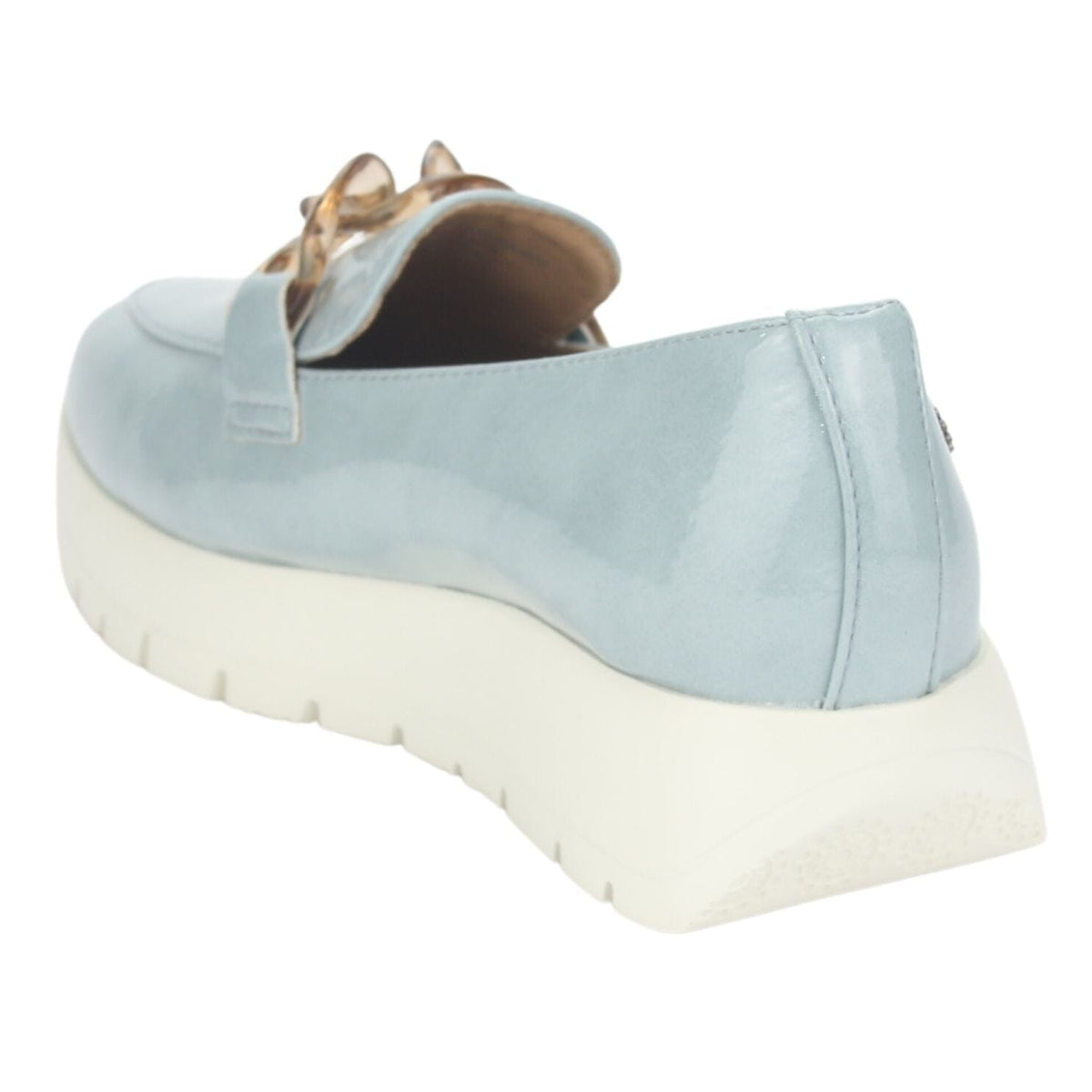 Mocasin Chalada Mujer Wonder-1 Azul Casual Mocasines Plataforma Chalada 
