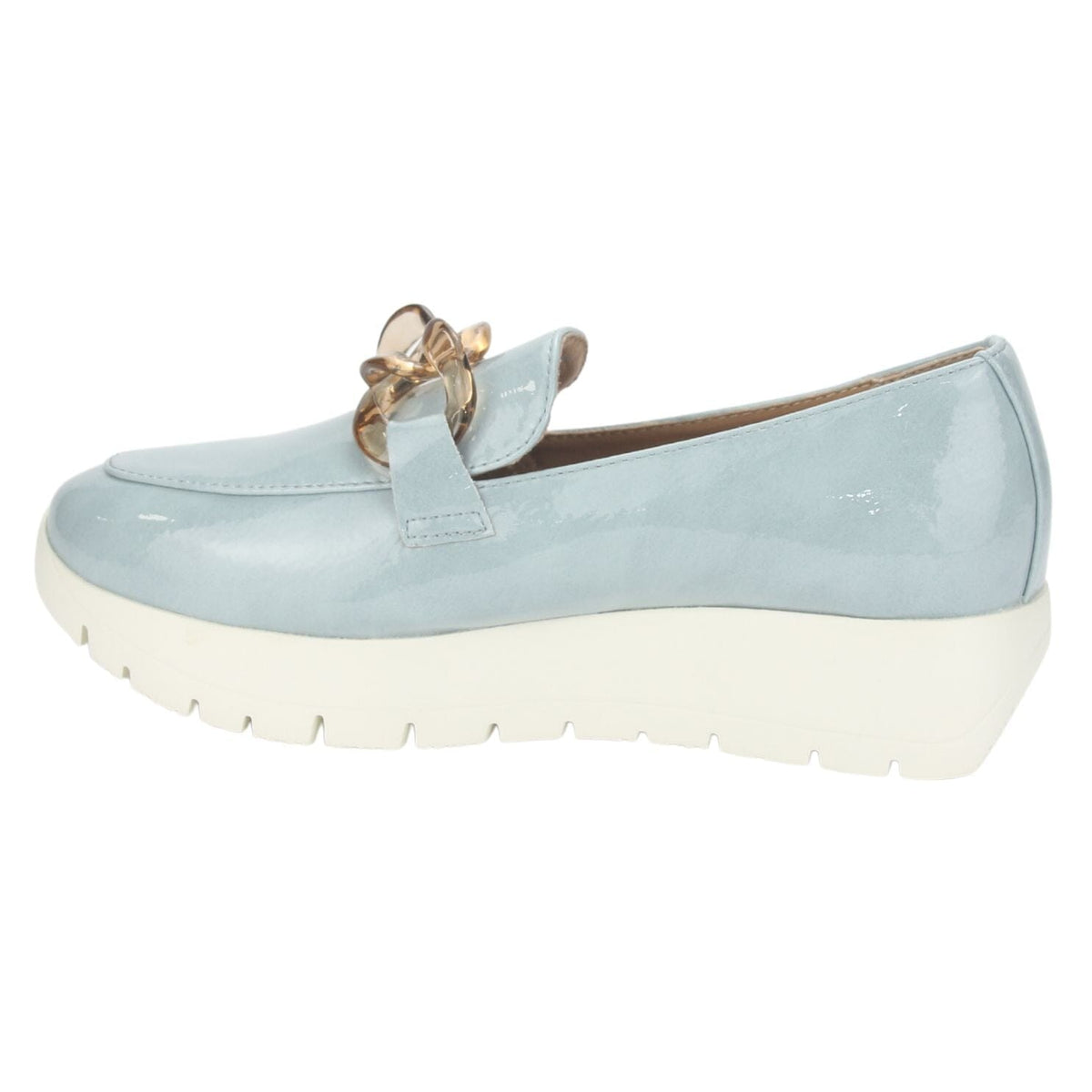 Mocasin Chalada Mujer Wonder-1 Azul Casual Mocasines Plataforma Chalada 