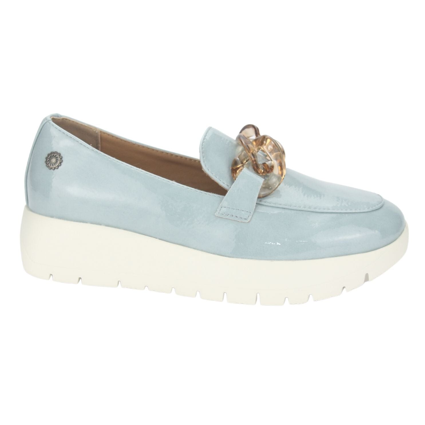 Mocasin Chalada Mujer Wonder-1 Azul Casual Mocasines Plataforma Chalada 