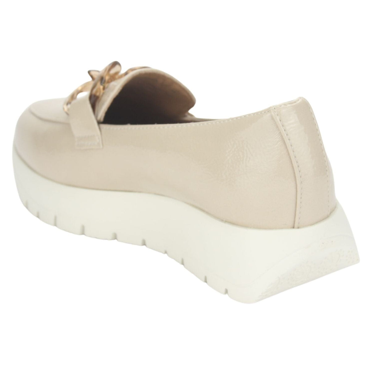 Mocasin Chalada Mujer Wonder-1 Beige Casual Mocasines Plataforma Chalada 