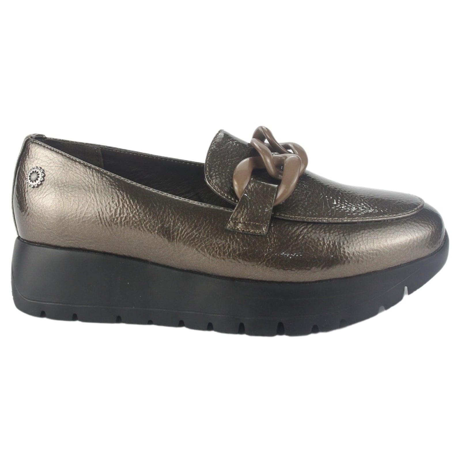 Mocasin Chalada Mujer Wonder-1 Café Casual Mocasines Taco Chalada 