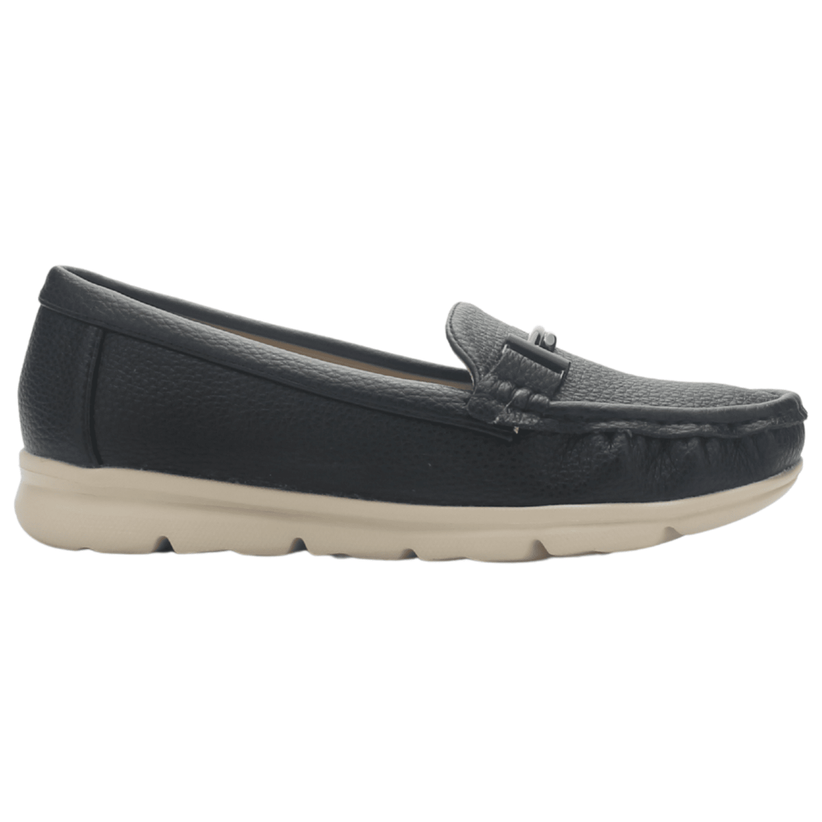 Mocasin de Mujer de color Negro Casual Chalada Leve-1 Mocasines Planos Chalada 