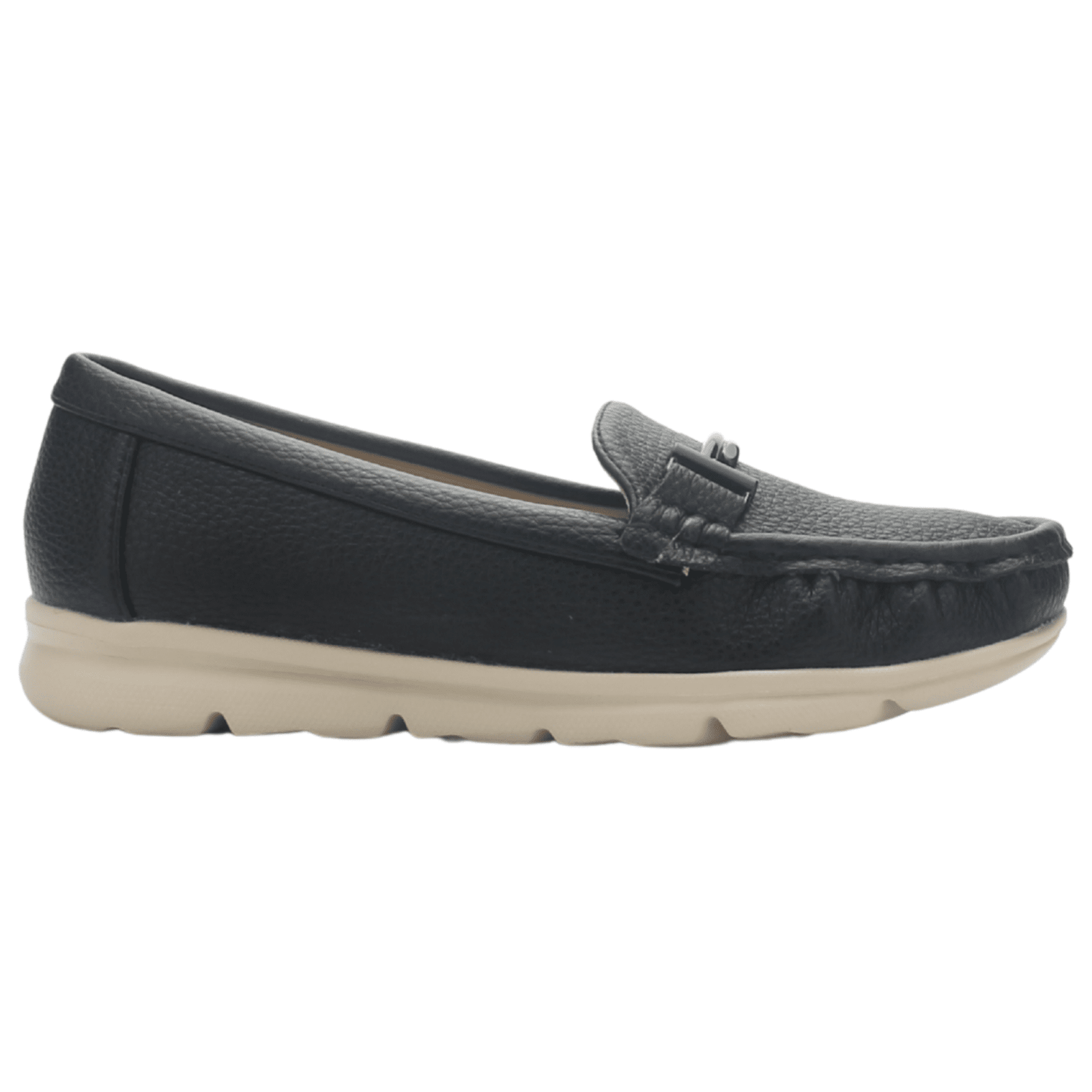 Mocasin de Mujer de color Negro Casual Chalada Leve-1 Mocasines Planos Chalada 