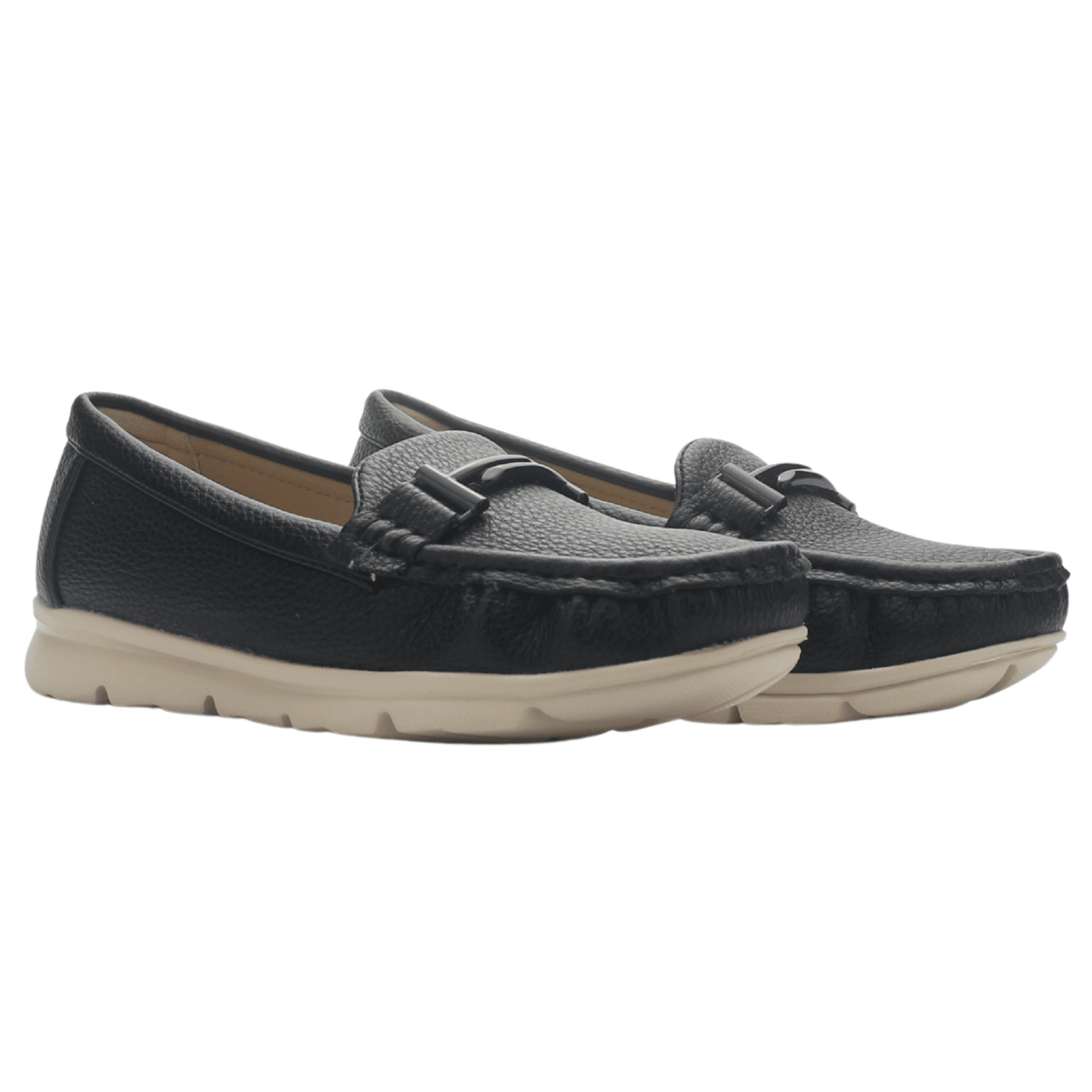 Mocasin de Mujer de color Negro Casual Chalada Leve-1 Mocasines Planos Chalada 