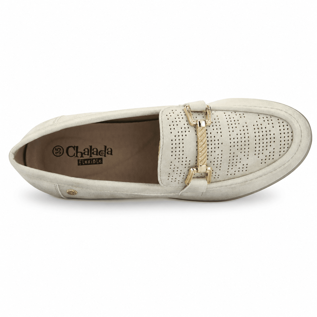 Mocasin Dorado Mujer Casual Chalada Zlat Chalada 