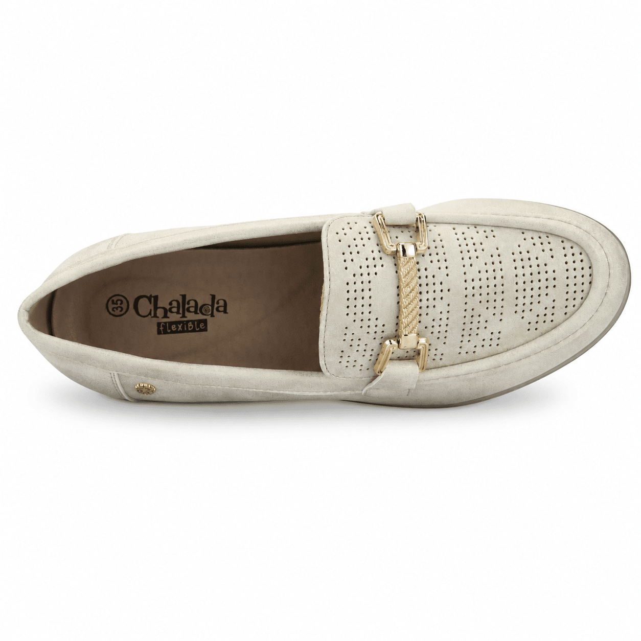 Mocasin Dorado Mujer Casual Chalada Zlat Chalada 