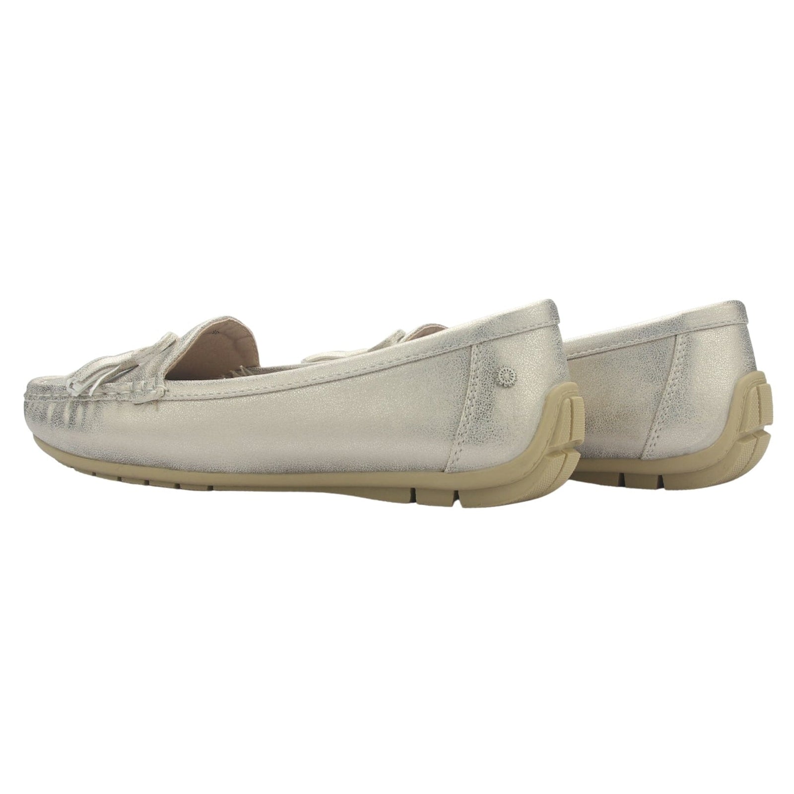 Mocasin Mujer Casual Champagne Chalada Nautico-3 Mocasines Planos Chalada 
