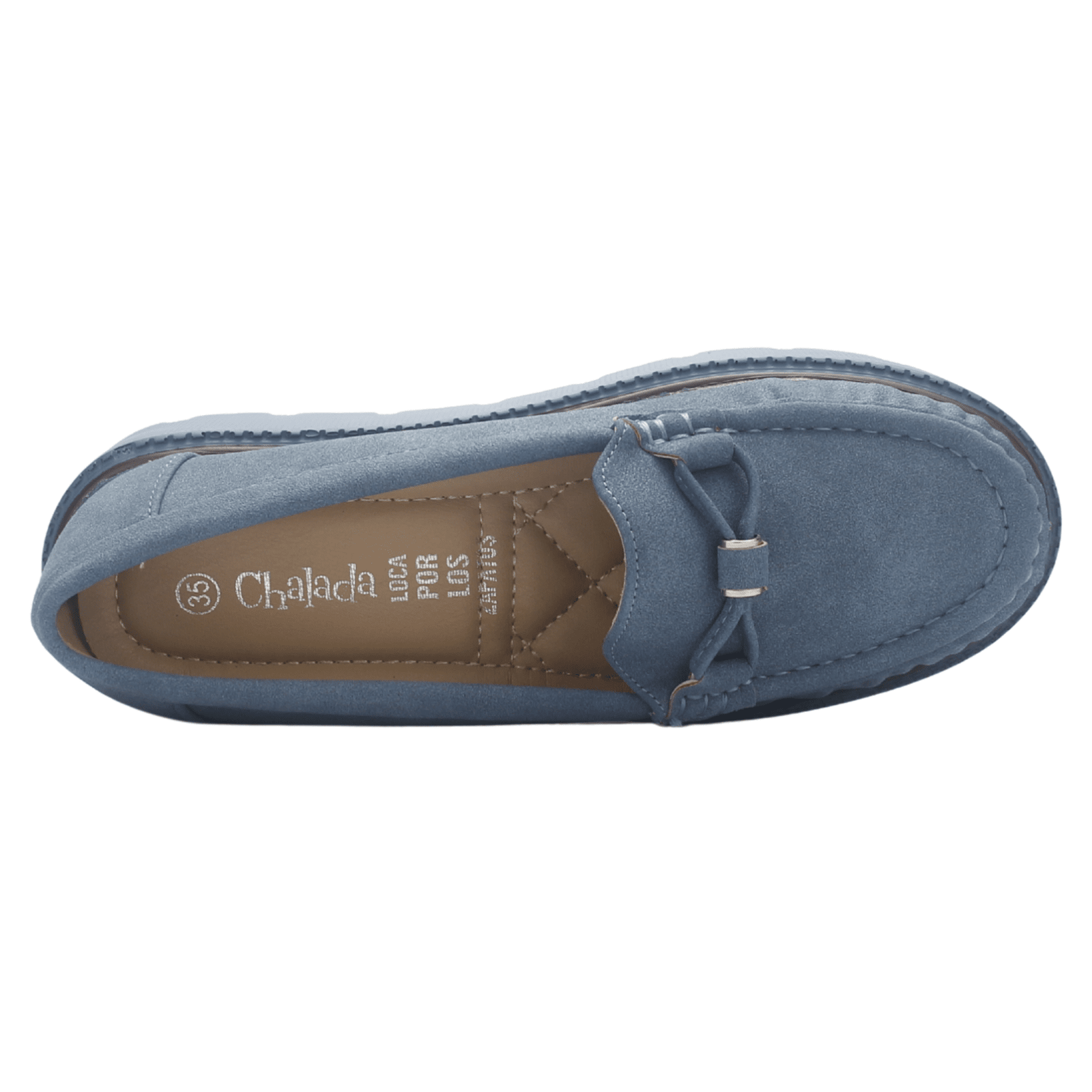 Mocasin Mujer Chalada Gran-22 Azul Casual Mocasines Plataforma Chalada 