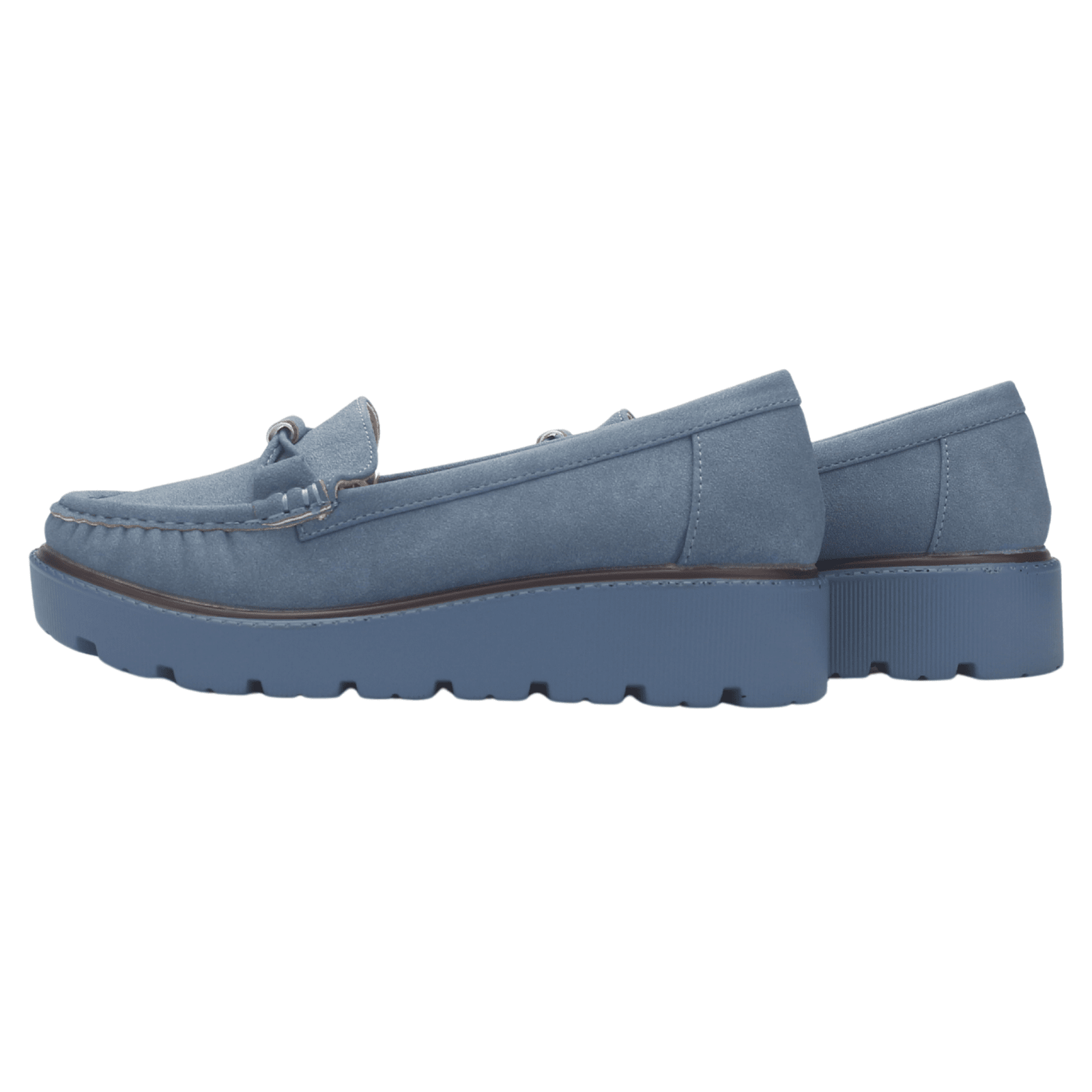 Mocasin Mujer Chalada Gran-22 Azul Casual Mocasines Plataforma Chalada 