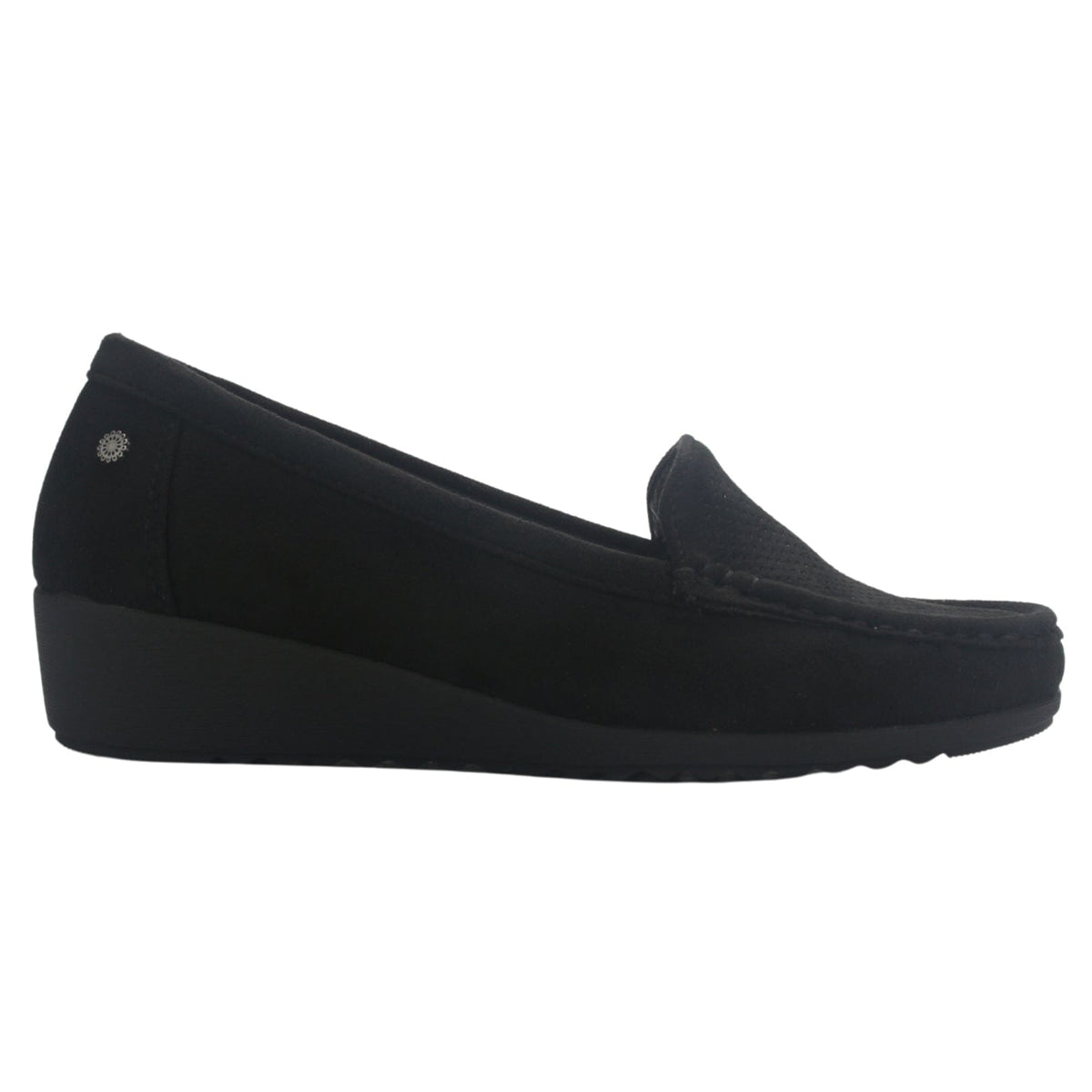 Mocasin Mujer Chalada Malu-4 Negro Casual Mocasines Taco Chalada 