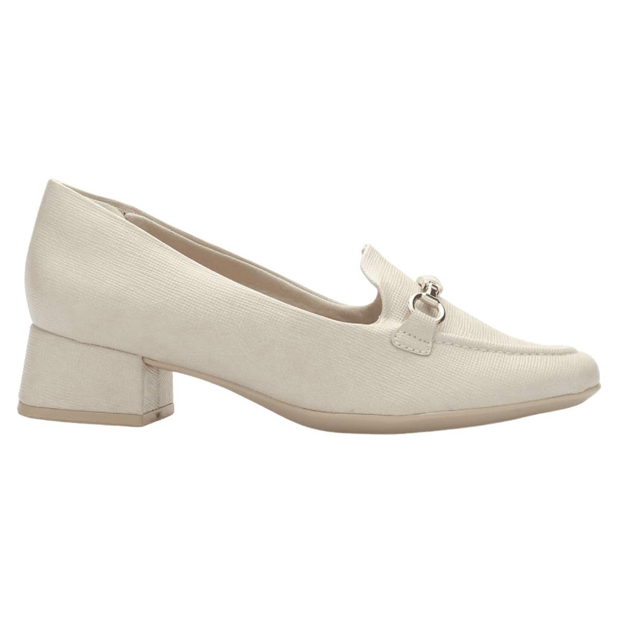 Mocasin Mujer Nude Comfortflex 2595402 Casual Mocasines Taco Comfortflex 