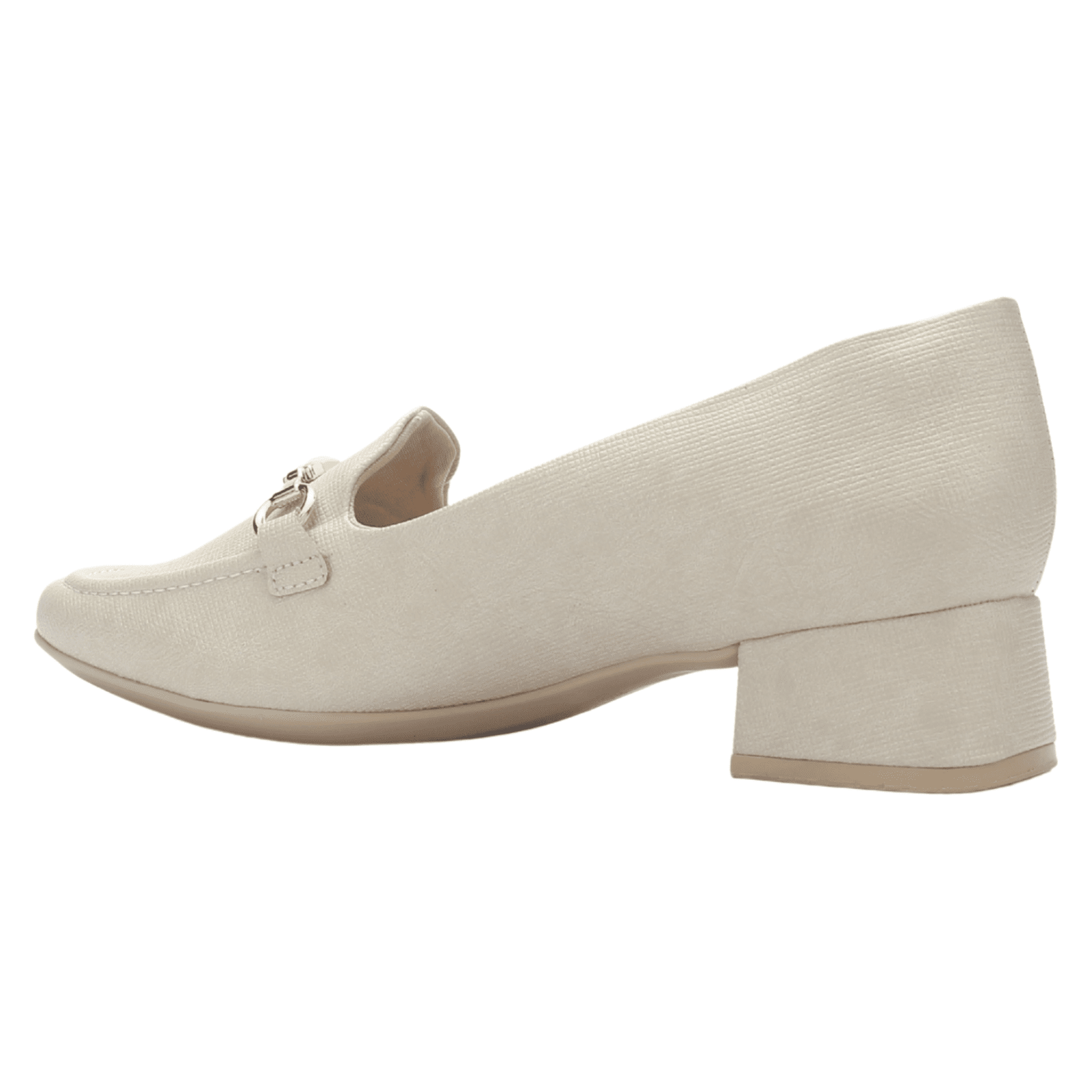Mocasin Mujer Nude Comfortflex 2595402 Casual Mocasines Taco Comfortflex 