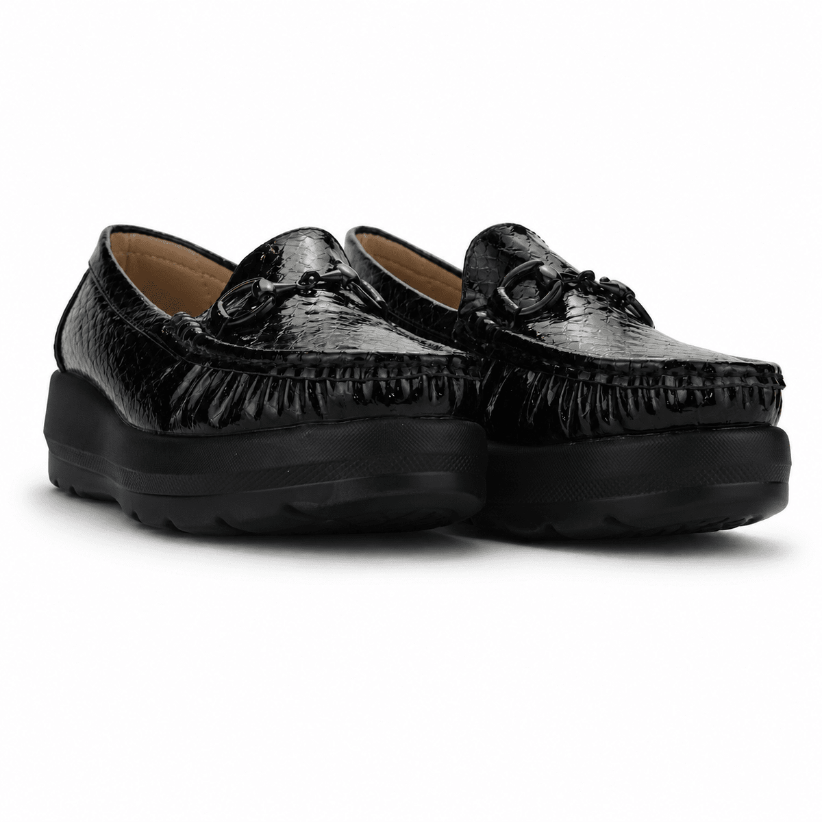 Mocasin Negro Mujer Casual Chalada Canda Mocasines Chalada 