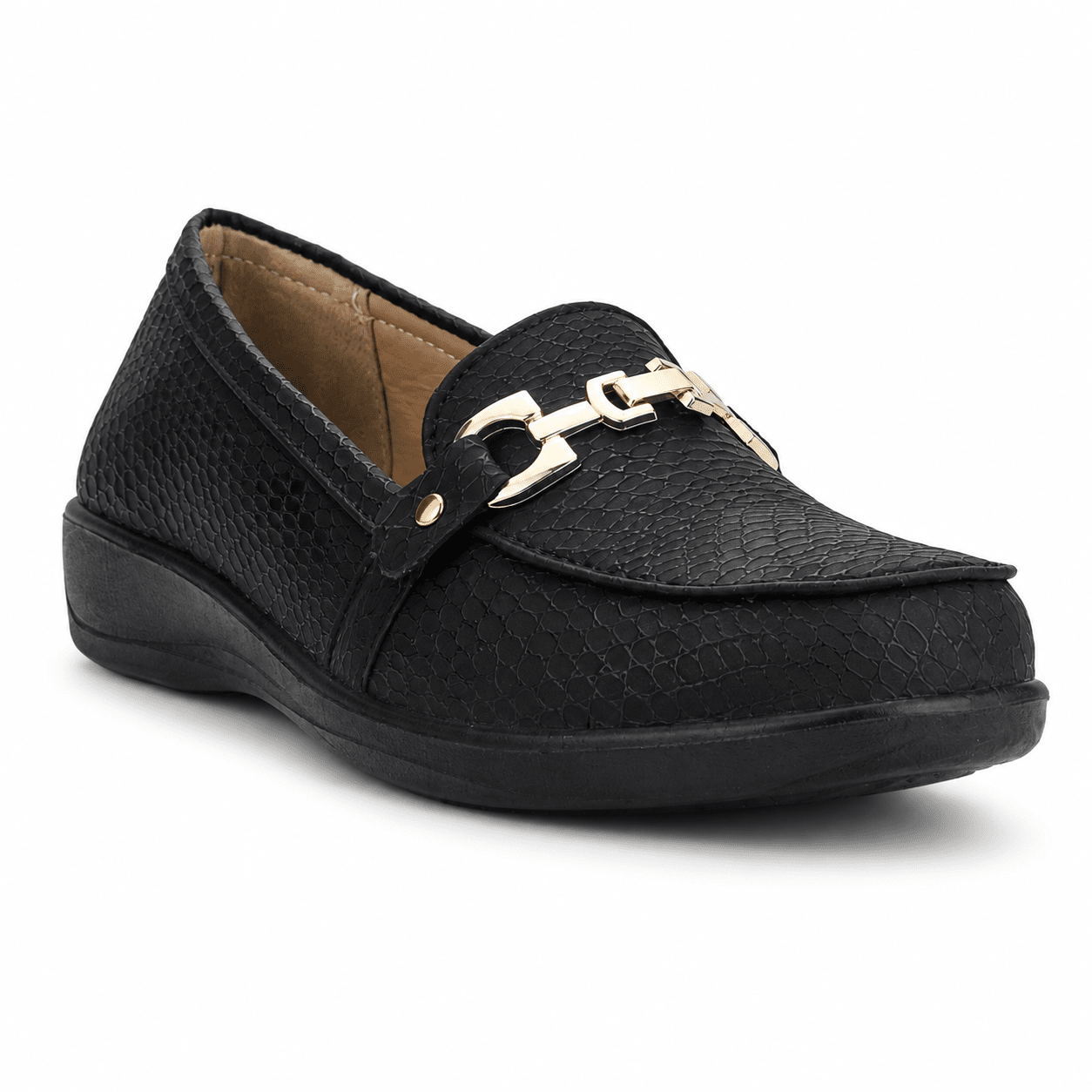 Mocasin Negro Mujer Casual Chalada Denzen Mocasines Chalada 