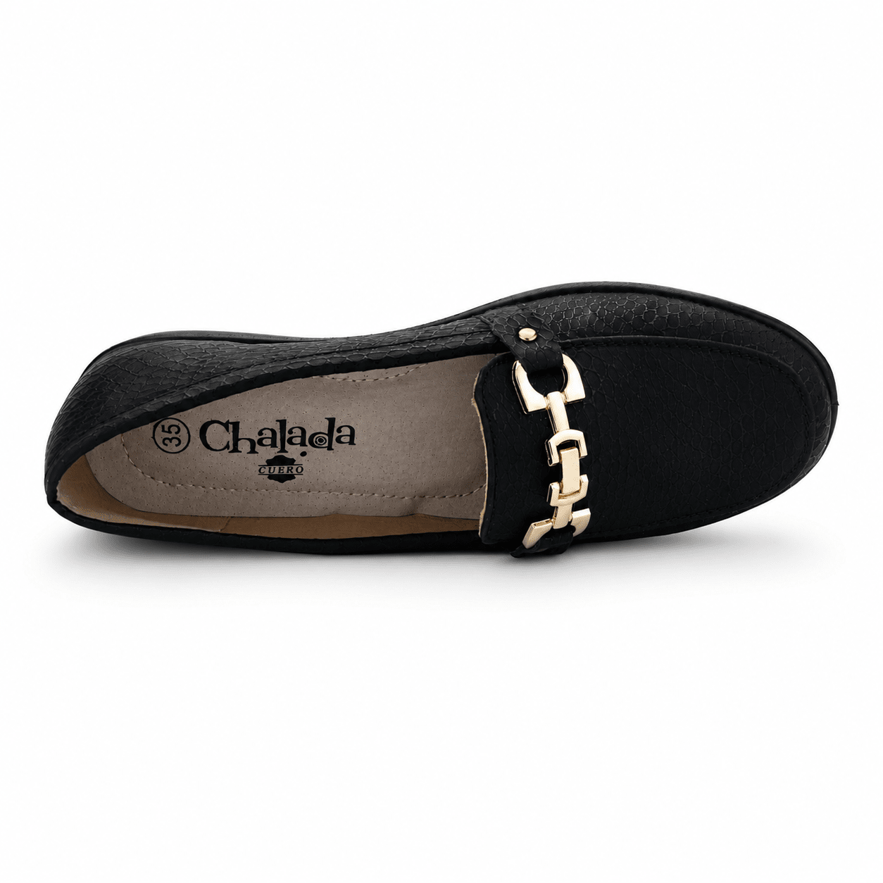 Mocasin Negro Mujer Casual Chalada Denzen Mocasines Chalada 