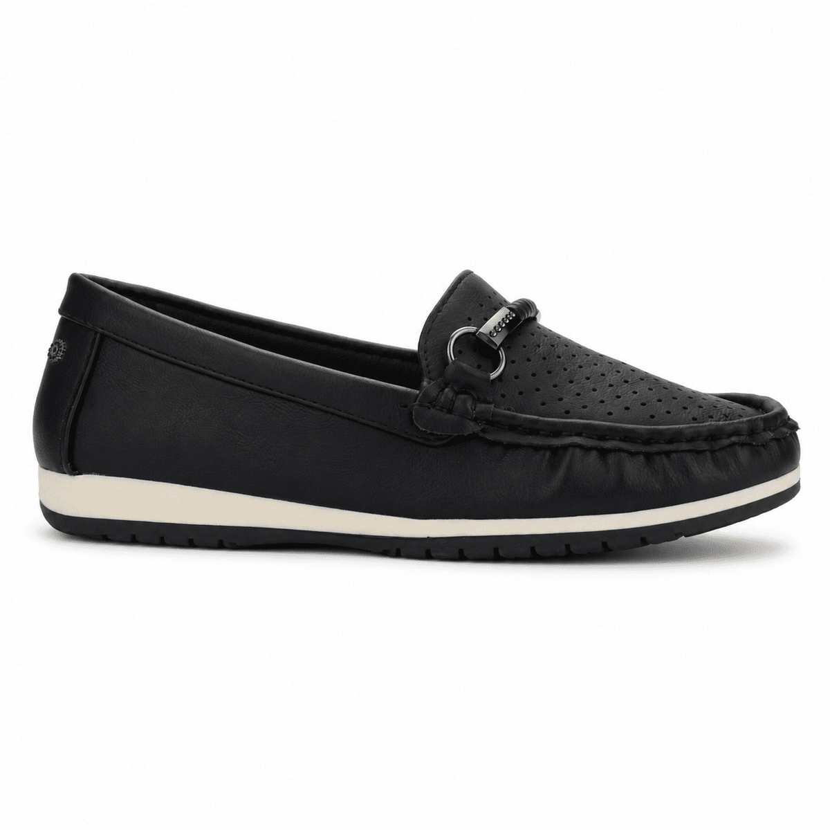 Mocasin Negro Mujer Casual Chalada Duna Chalada 