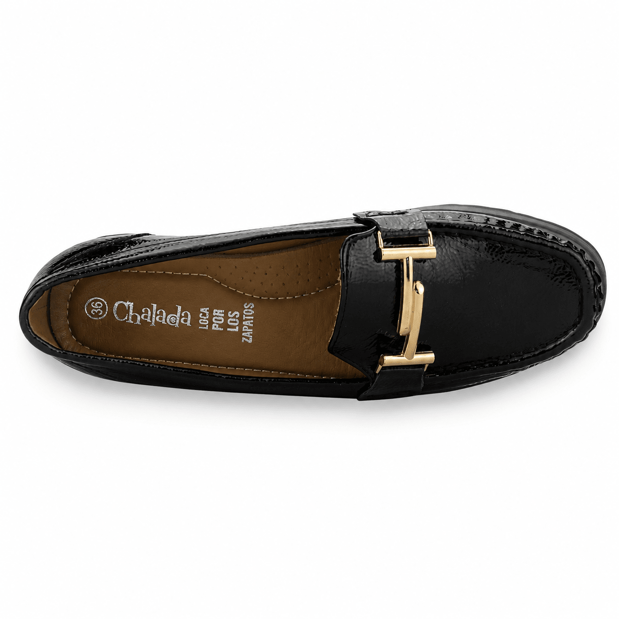 Mocasin Negro Mujer Casual Chalada Grand Mocasines Chalada 