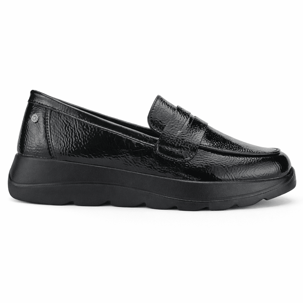 Mocasin Negro Mujer Casual Chalada Onix Zapatos planos Chalada 