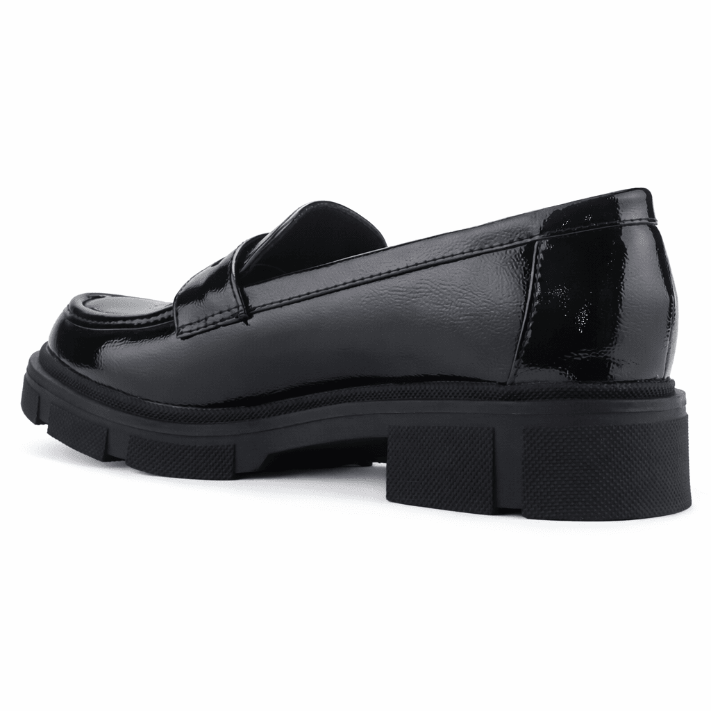 Mocasin Negro Mujer Casual Chalada Parma Zapatos planos Chalada 