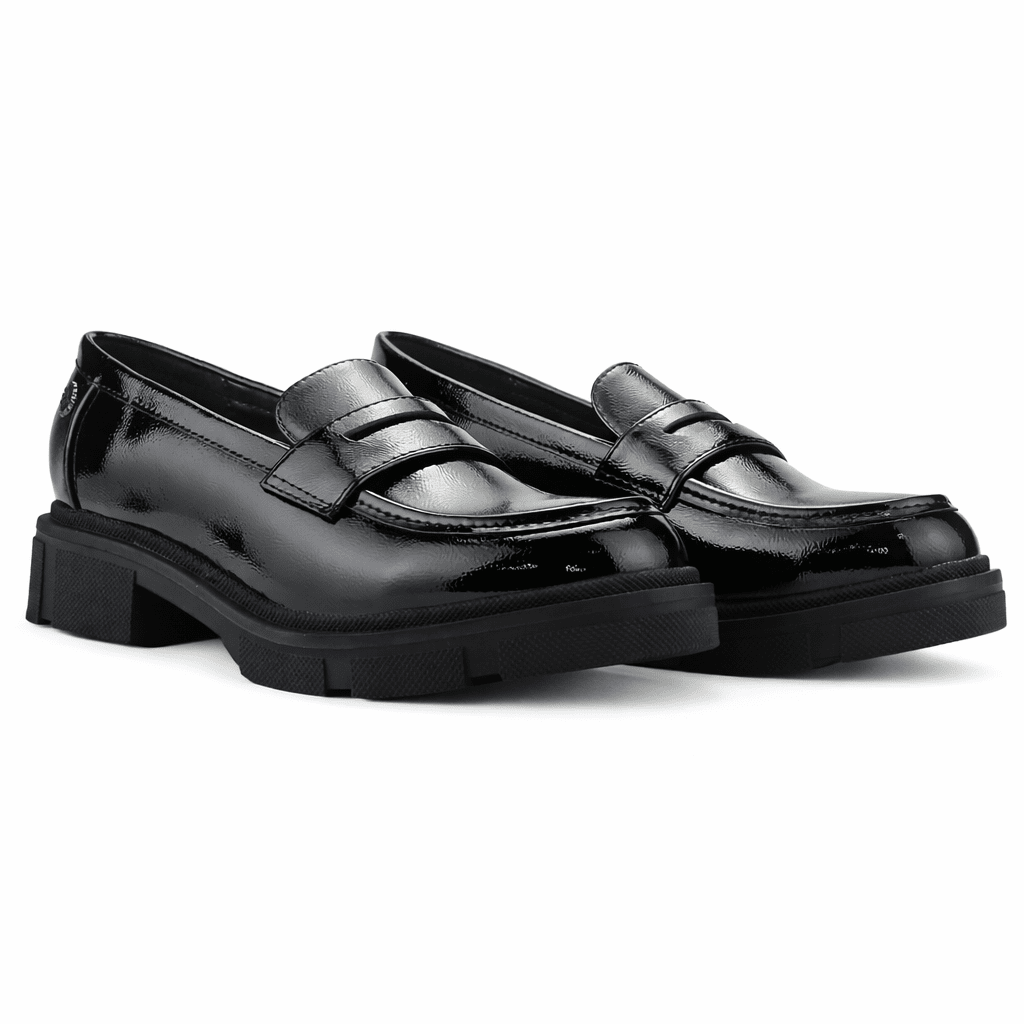 Mocasin Negro Mujer Casual Chalada Parma Zapatos planos Chalada 