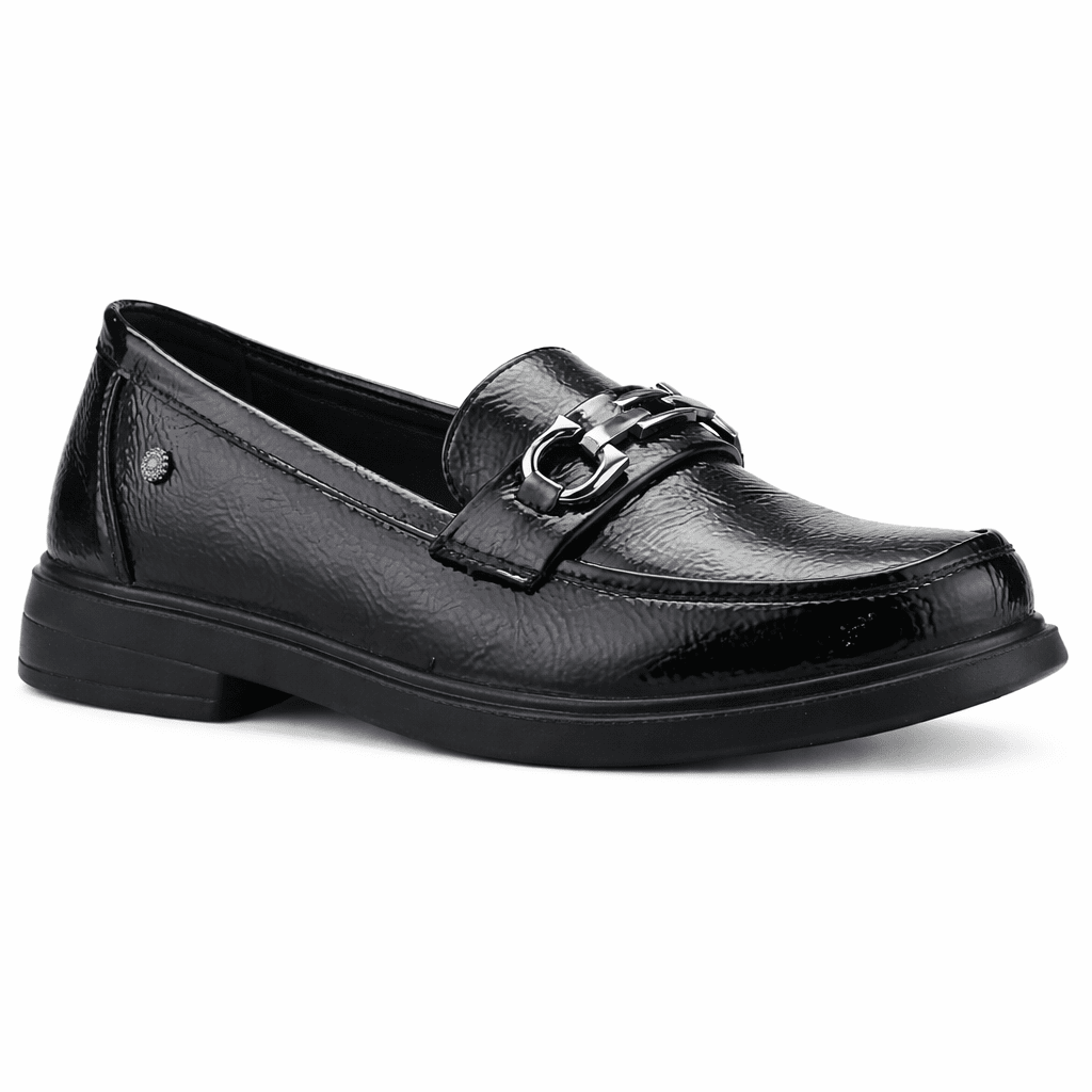Mocasin Negro Mujer Casual Chalada Parole Zapatos planos Chalada 