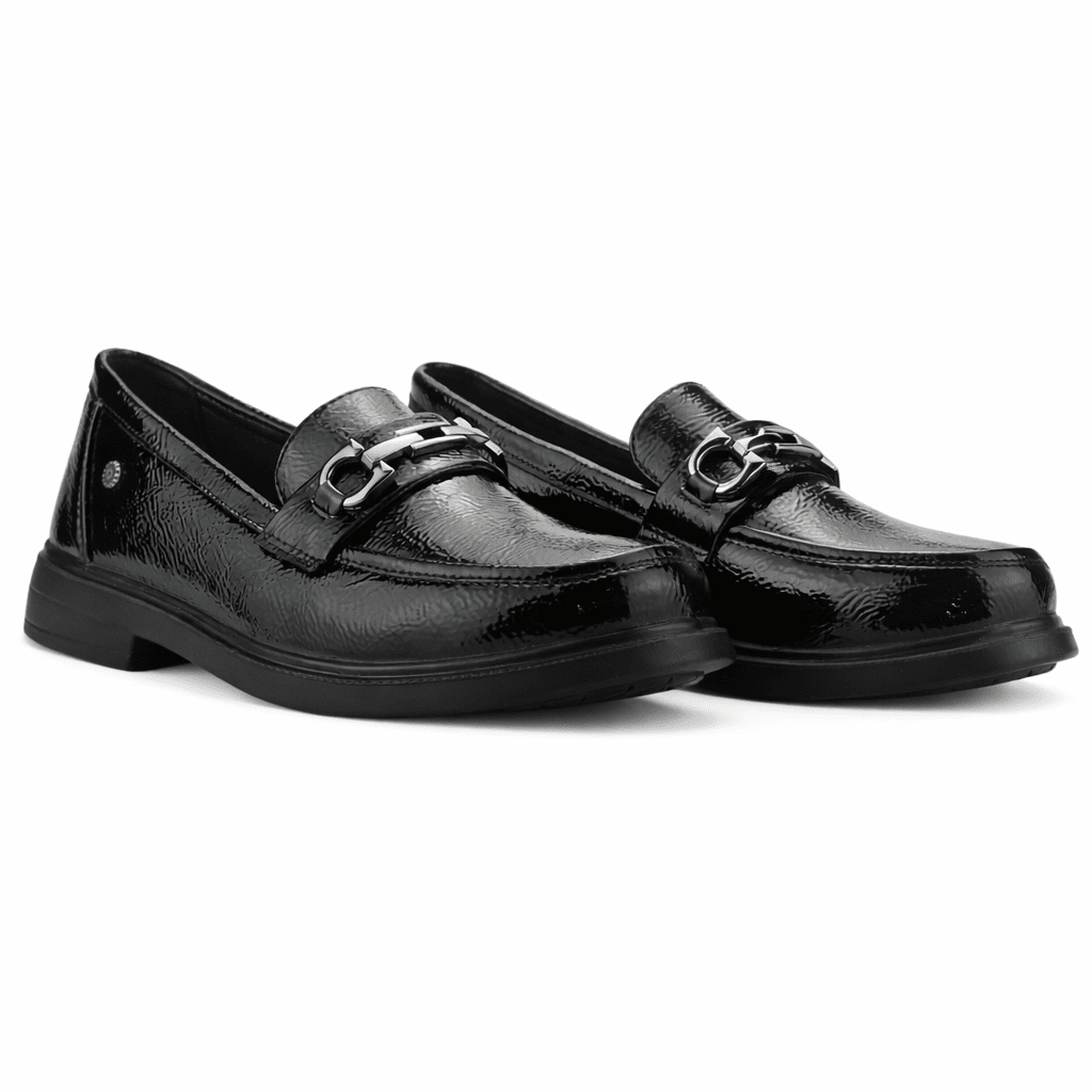 Mocasin Negro Mujer Casual Chalada Parole Zapatos planos Chalada 