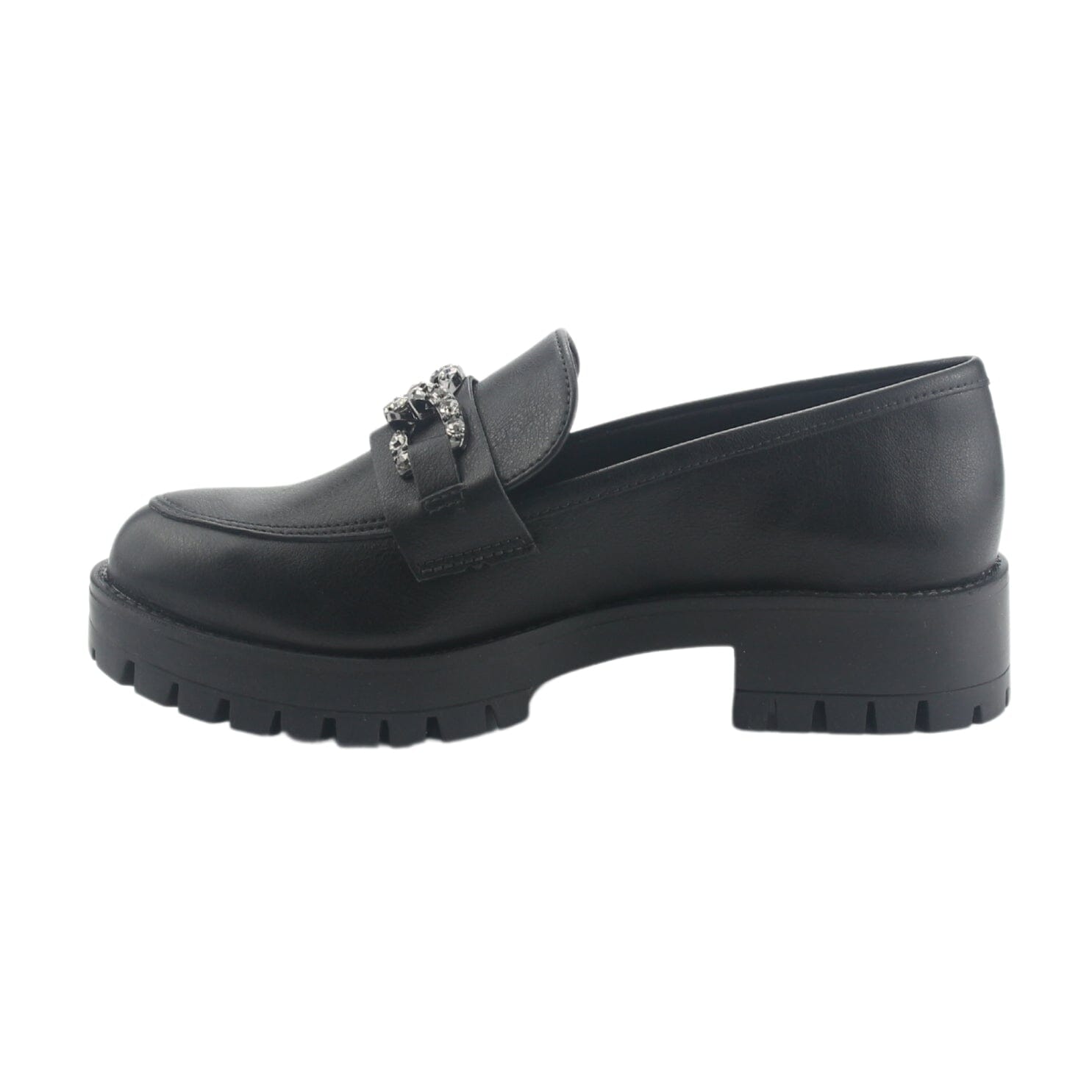 Mocasin Via Marte Mujer 083-005-01 Negro Casual Mocasines Taco Via Marte 