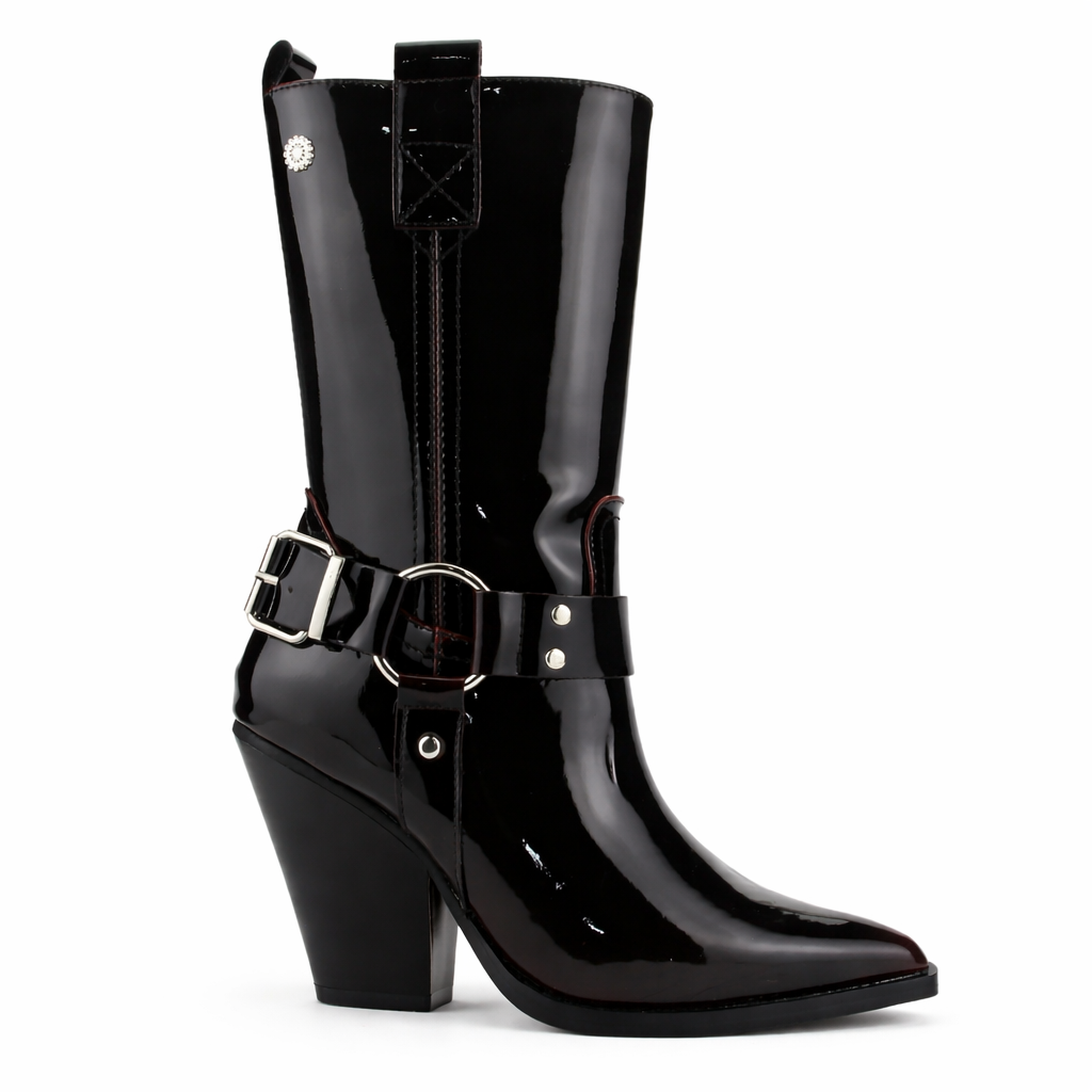 Botin Burdeo Mujer Casual Chalada Arizona