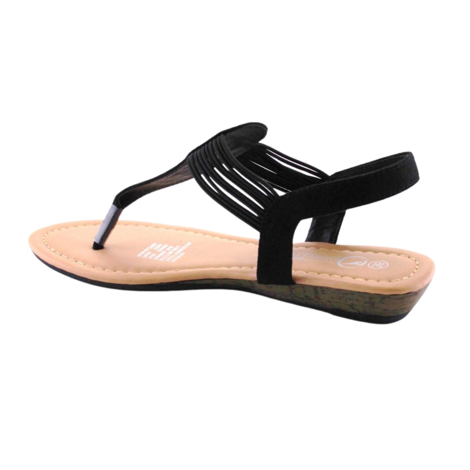 Sandalia Chalada Mujer Call-10 Negro Plano