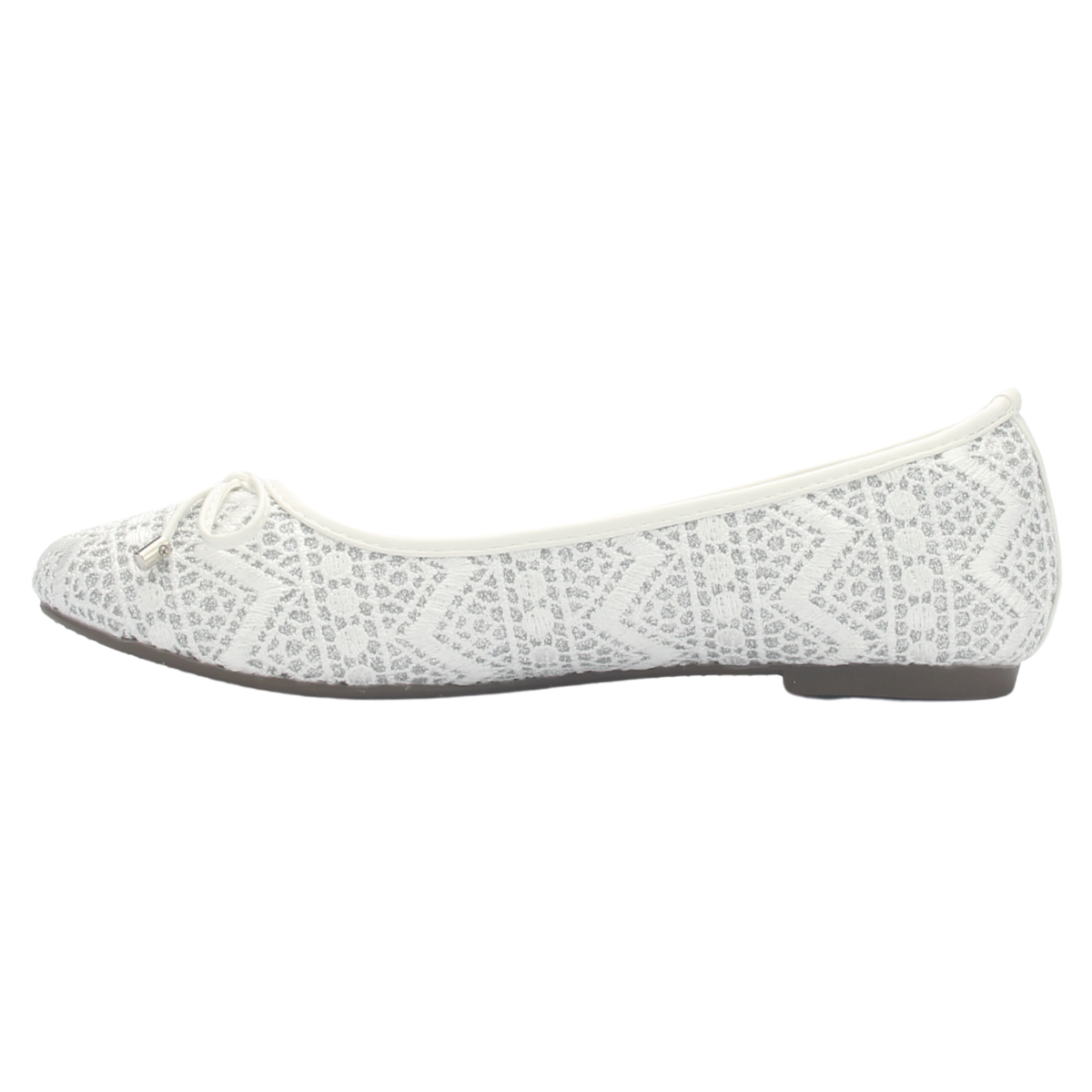 Ballerina Mujer Chalada Nathan-27 Blanco Casual