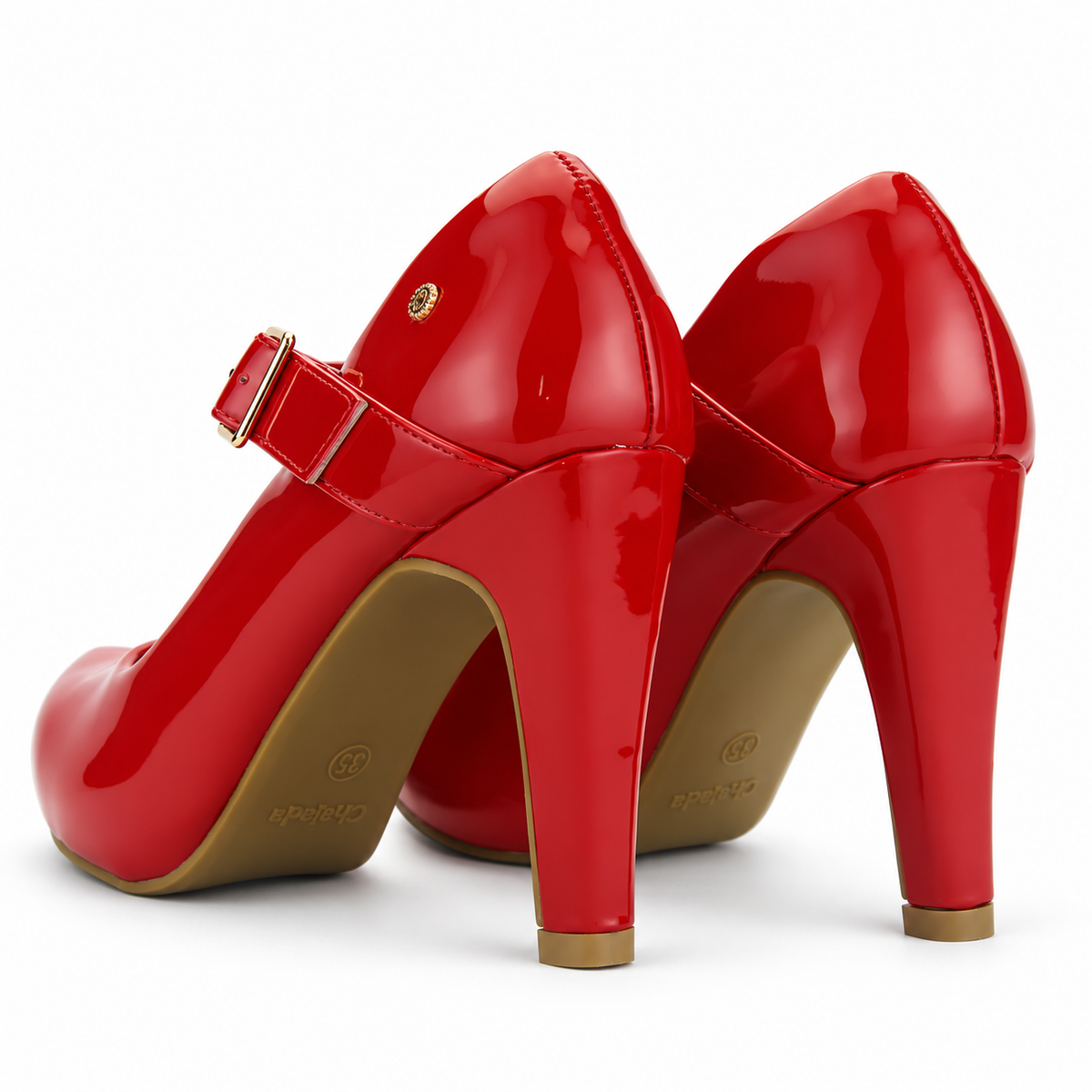 Zapato Rojo Mujer Casual Chalada Fashion