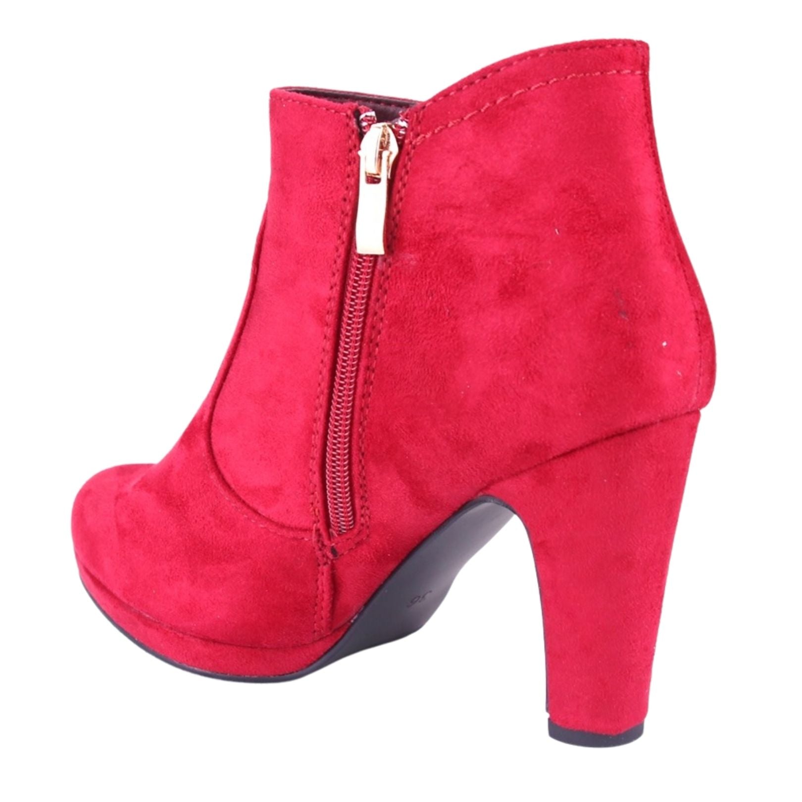 Botin Chalada Mujer Bambina-3 Rojo Casual