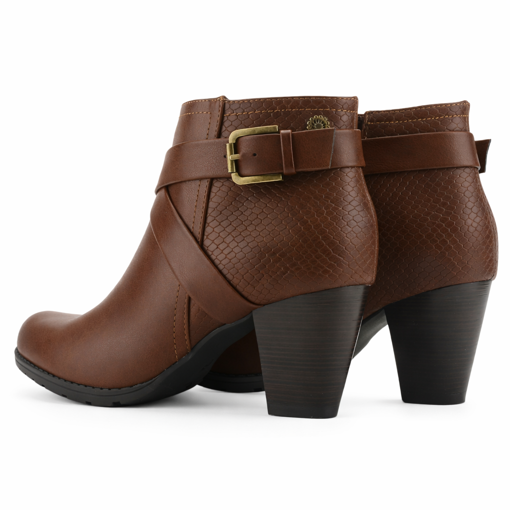 Botin Tostado Mujer Casual Chalada Ceta