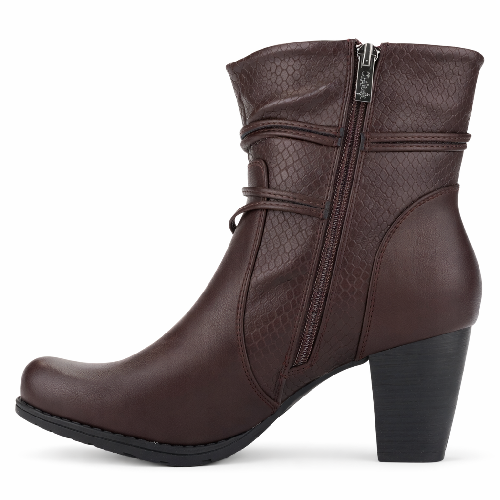 Botin Burdeo Mujer Casual Chalada Ceta