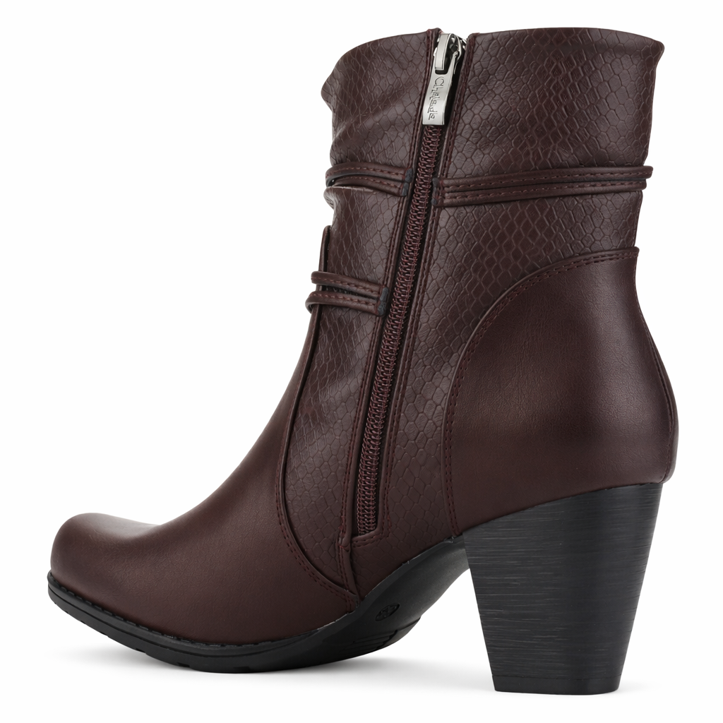Botin Burdeo Mujer Casual Chalada Ceta