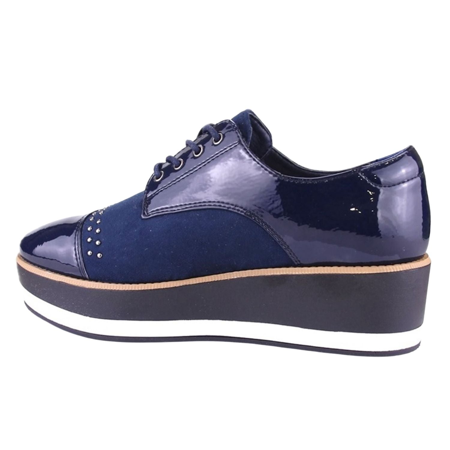 Zapato Chalada Mujer Gate-1 Azul Marino Casual