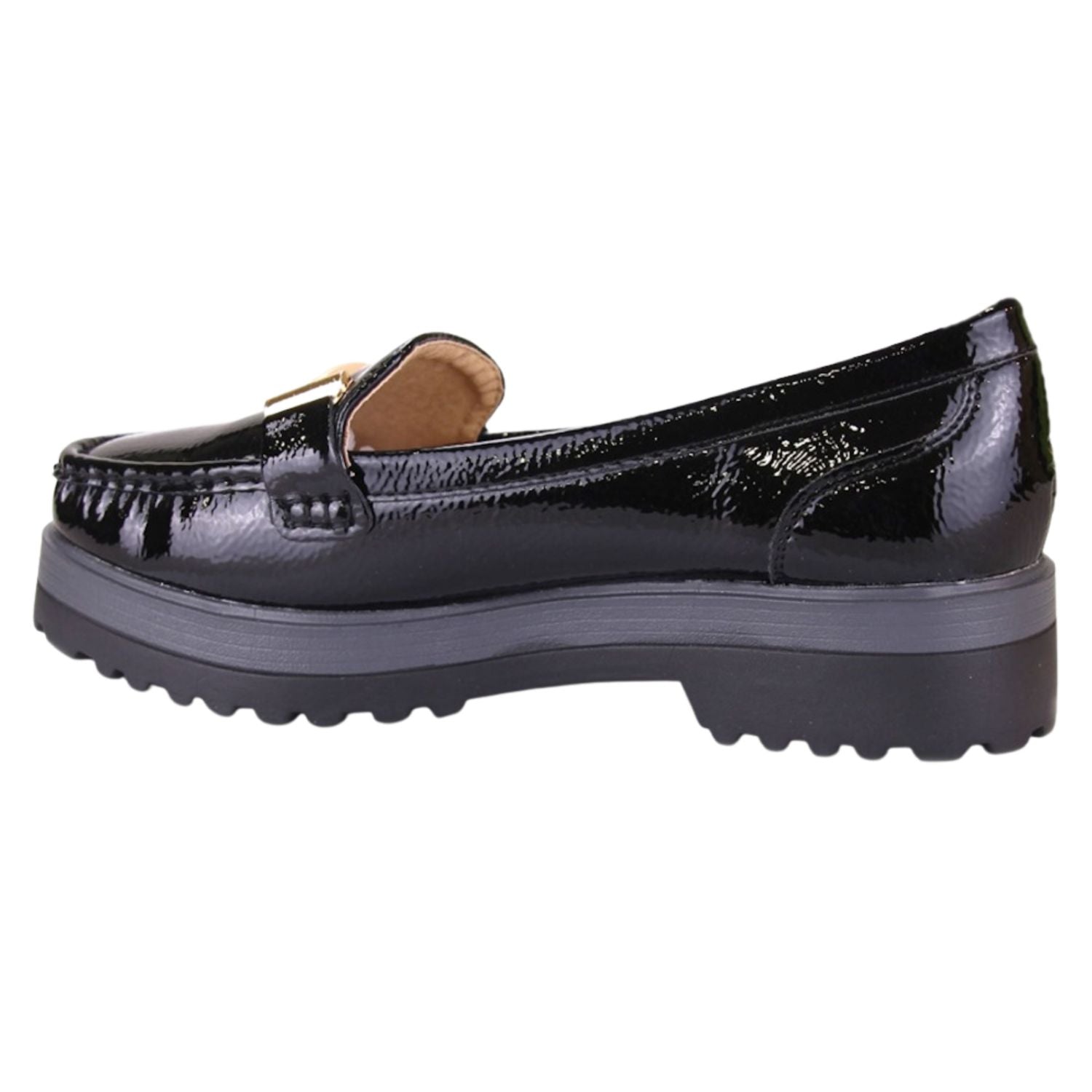 Zapato Chalada Mujer Grand-12 Negro Plataforma