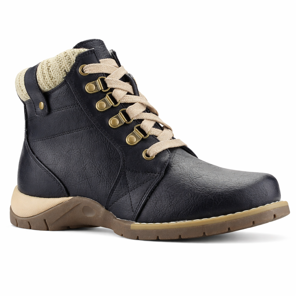 Botin Negro Mujer Casual Chalada Rolo