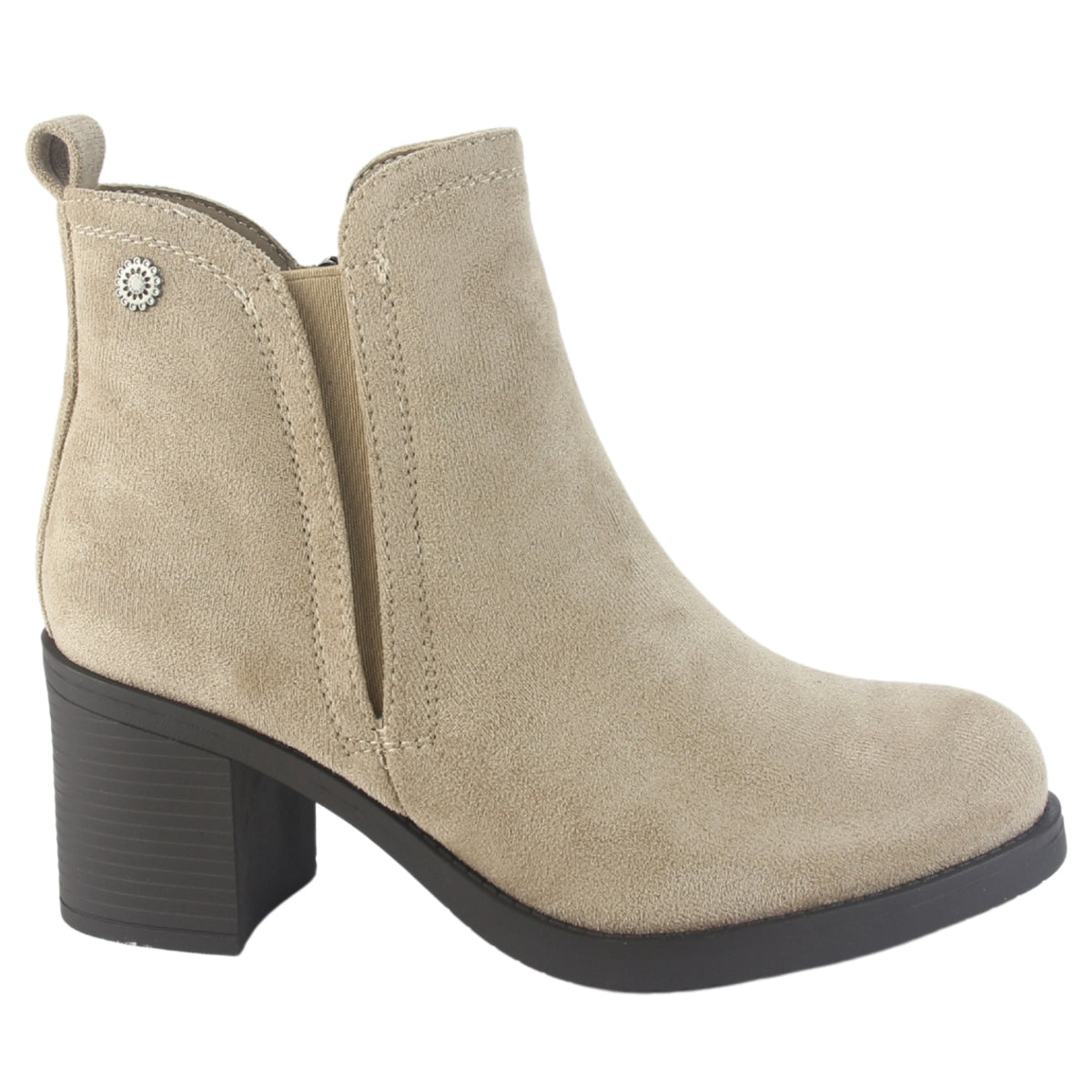 Botin Chalada Mujer Prata-1 Taupe Casual