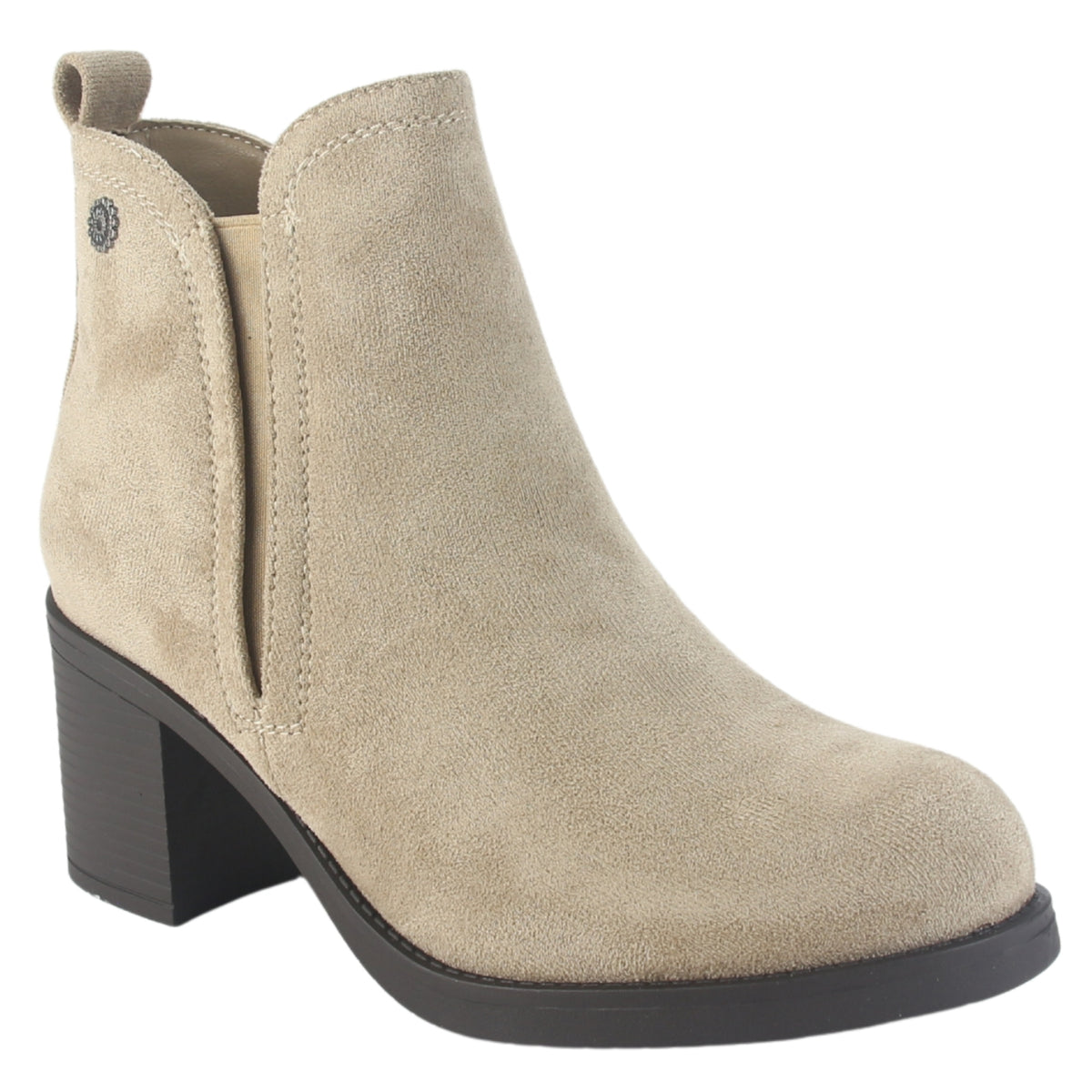 Botin Chalada Mujer Prata-1 Taupe Casual