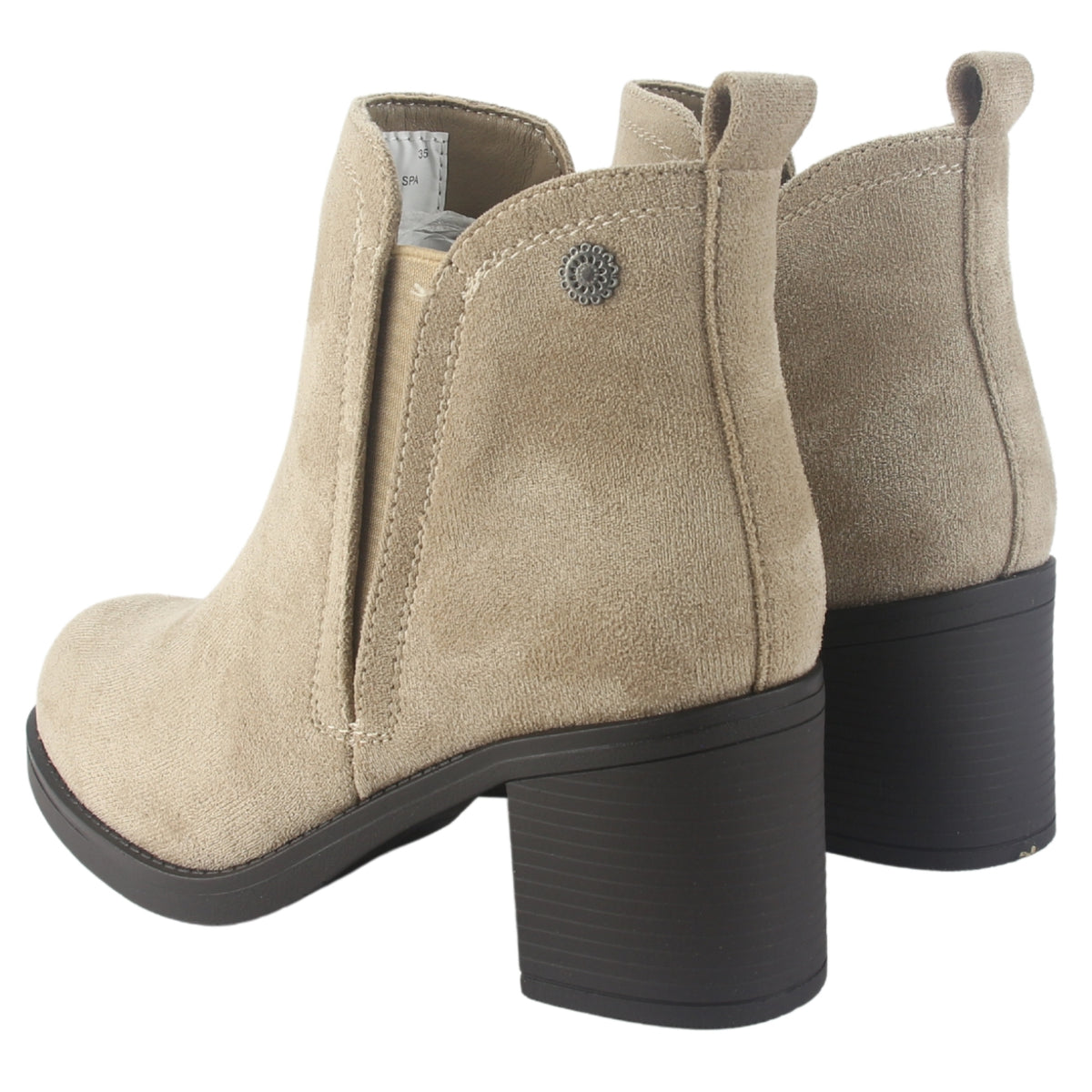 Botin Chalada Mujer Prata-1 Taupe Casual