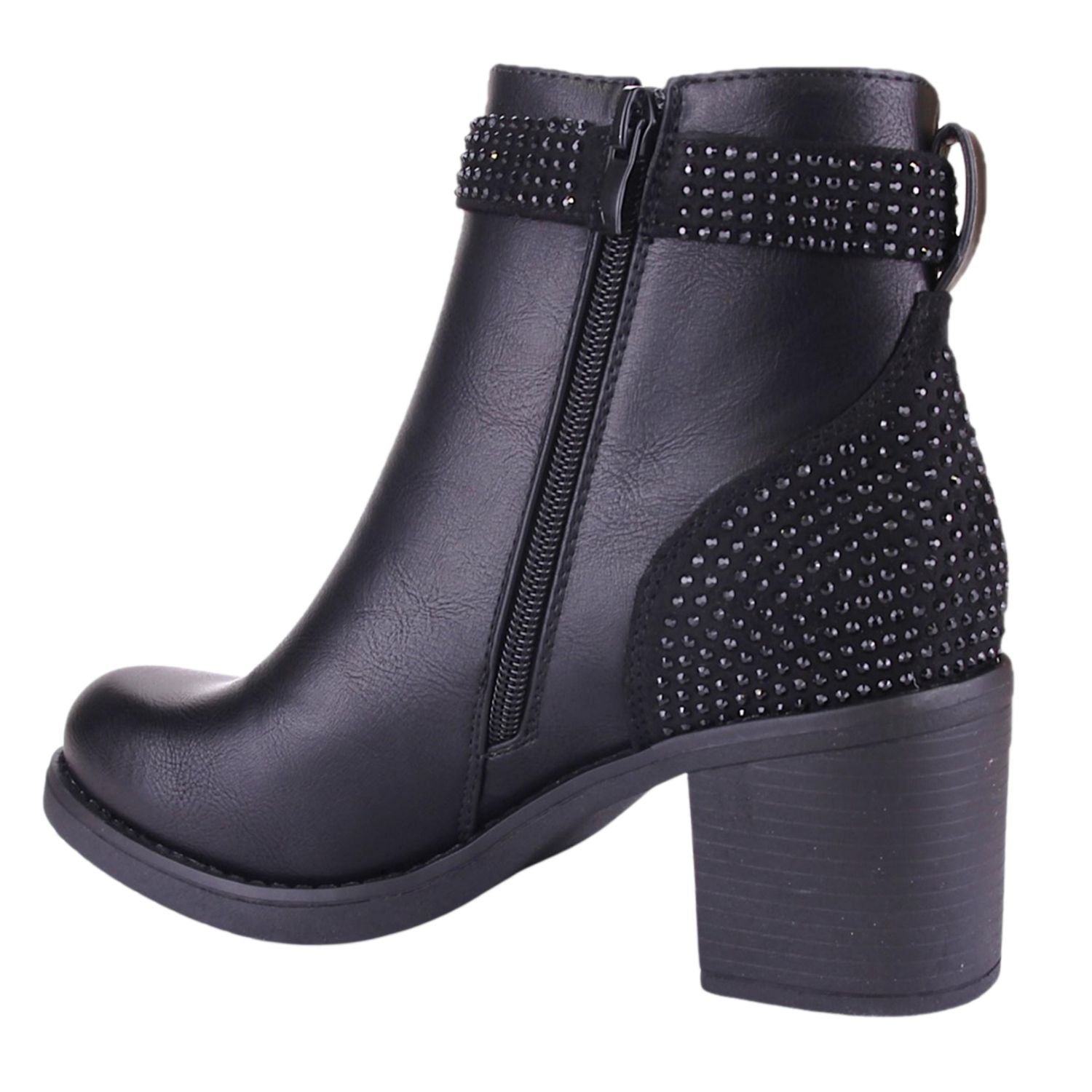 Botin Chalada Mujer Prata-2 Negro Casual